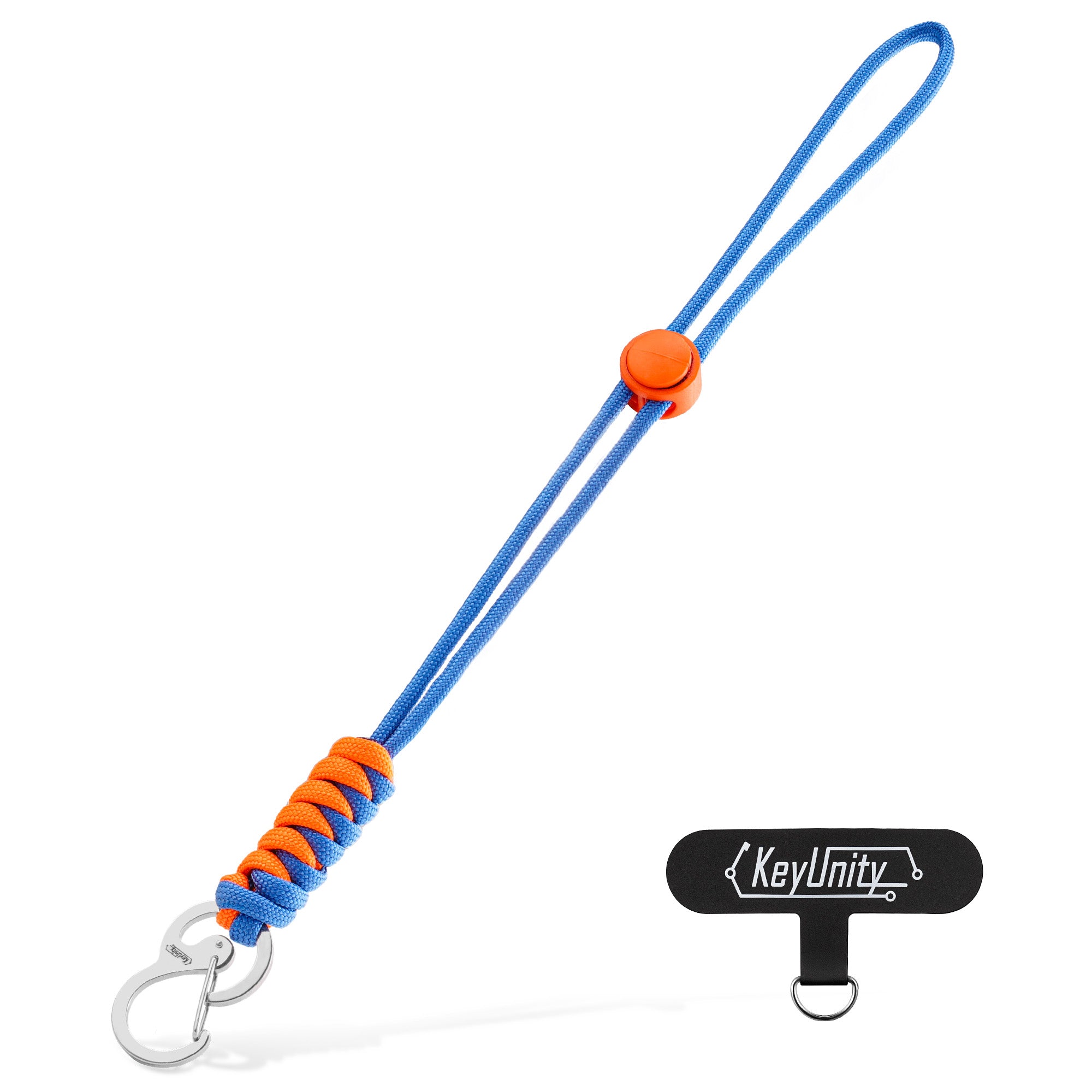 KC01 Braided Paracord Carabiner with Cord Lock