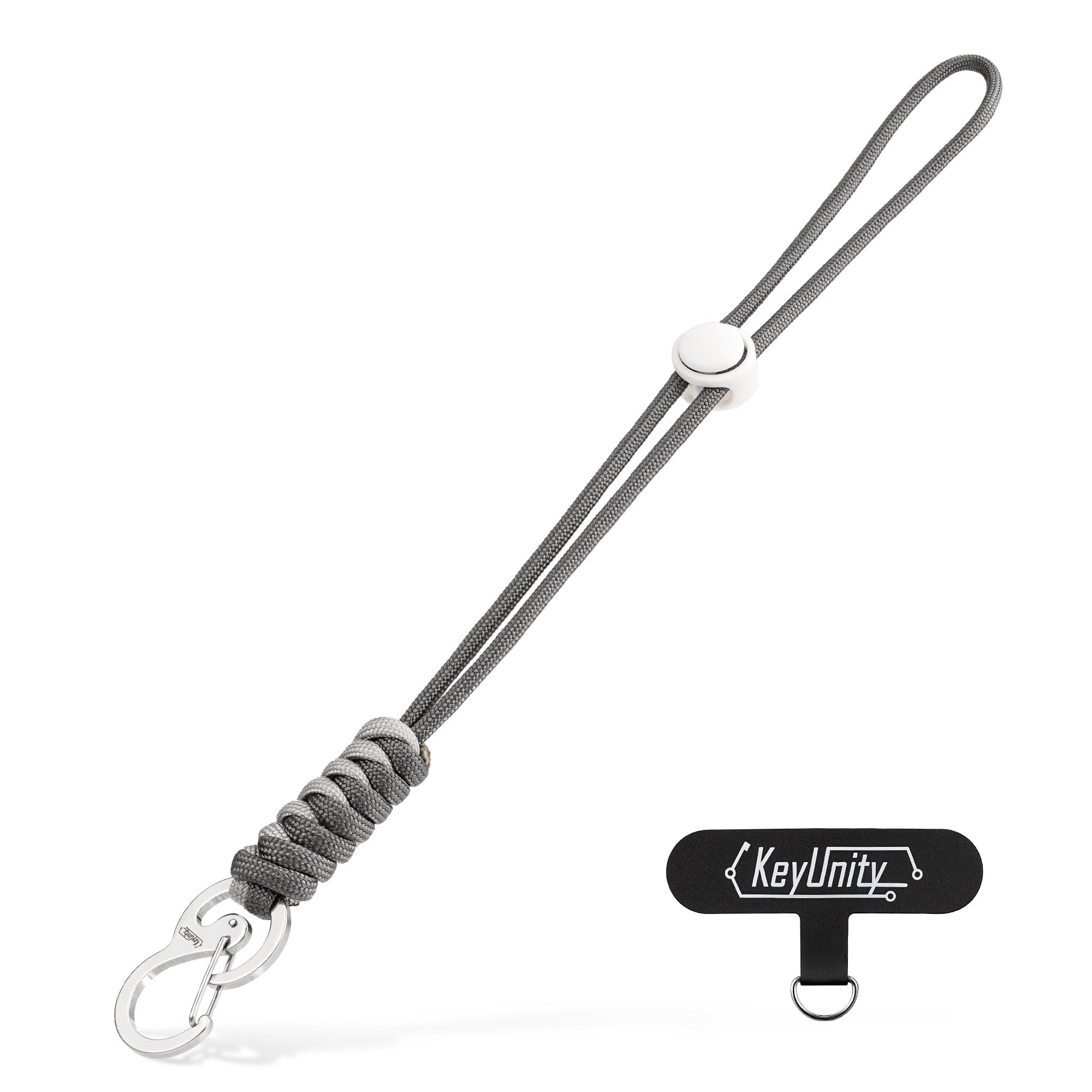 KC01 Braided Paracord Carabiner with Cord Lock