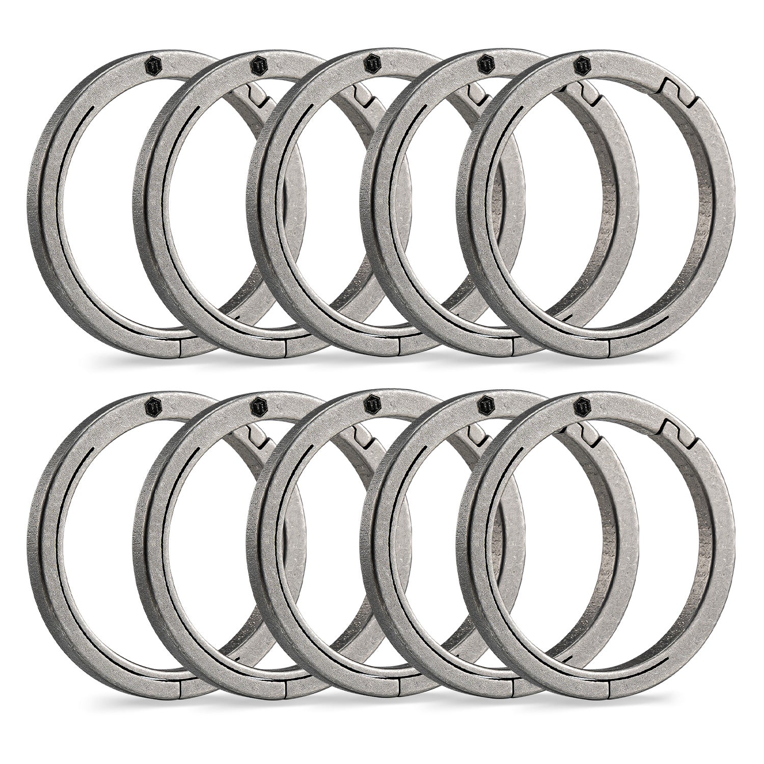 KA44SW 10PCS Titanium Side Pushing Key Ring