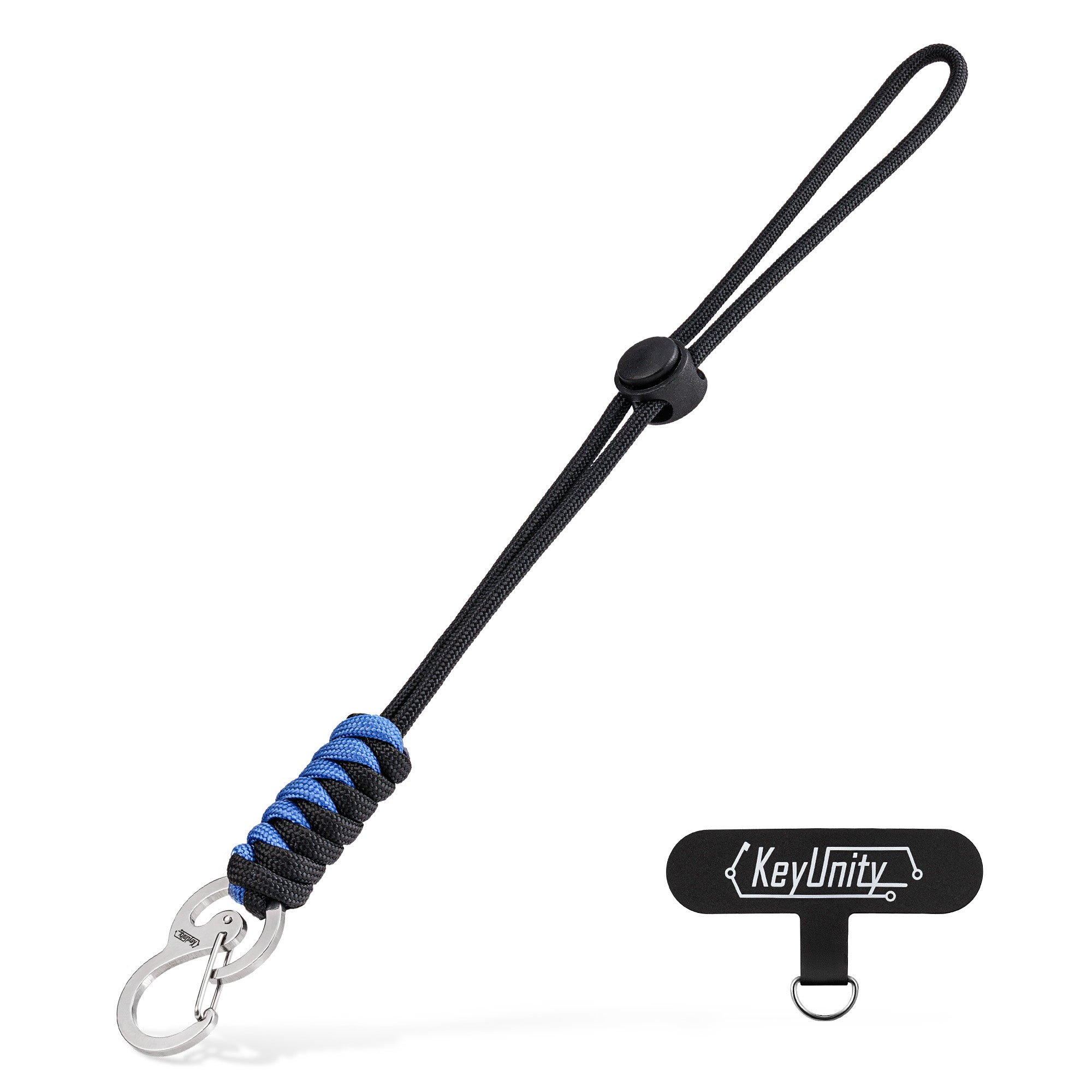 KC01 Braided Paracord Carabiner with Cord Lock
