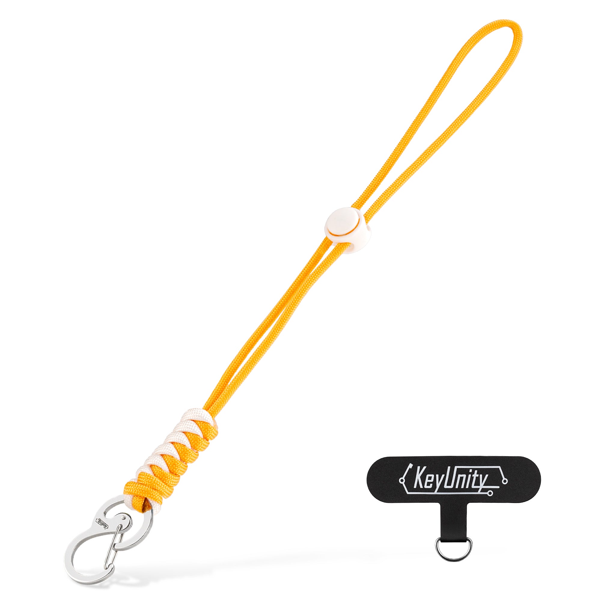 KC01 Braided Paracord Carabiner with Cord Lock