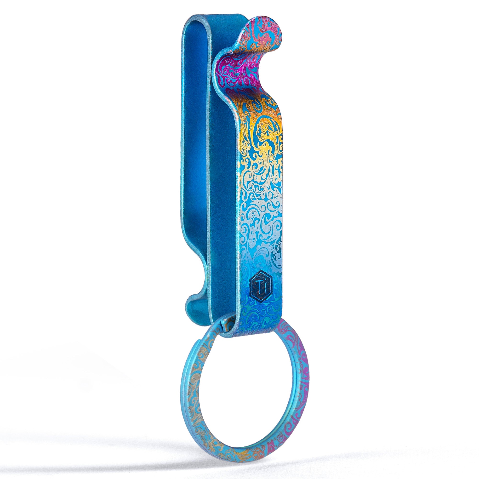 KM00 Titanium Alloy Keychain Belt Clip
