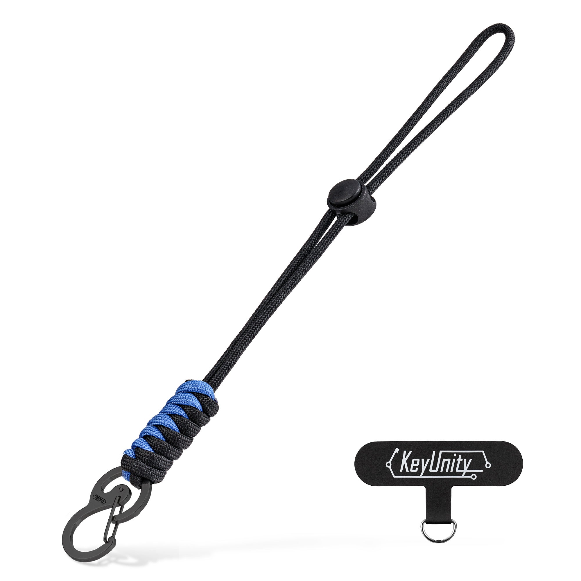 KC01 Braided Paracord Carabiner with Cord Lock