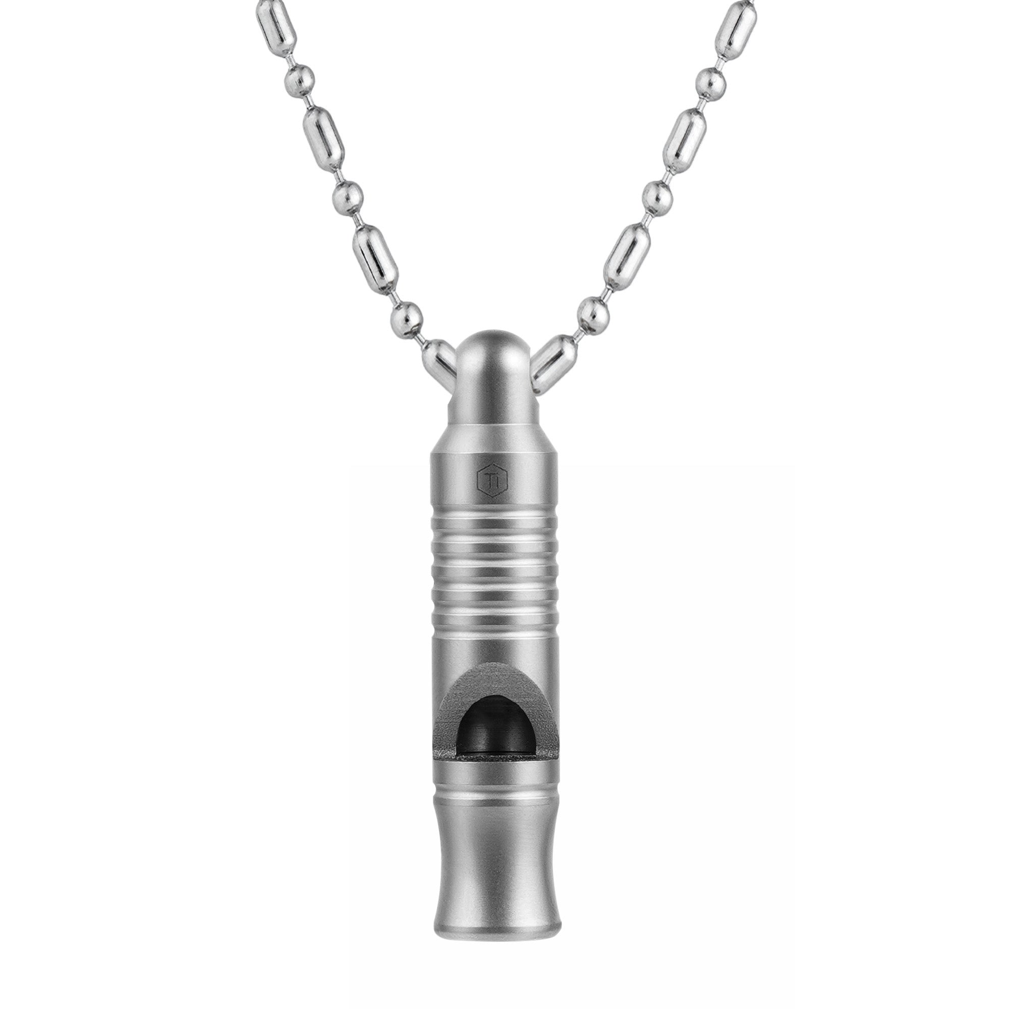 KeyUnity KA56 Titanium Whistle with Lanyard