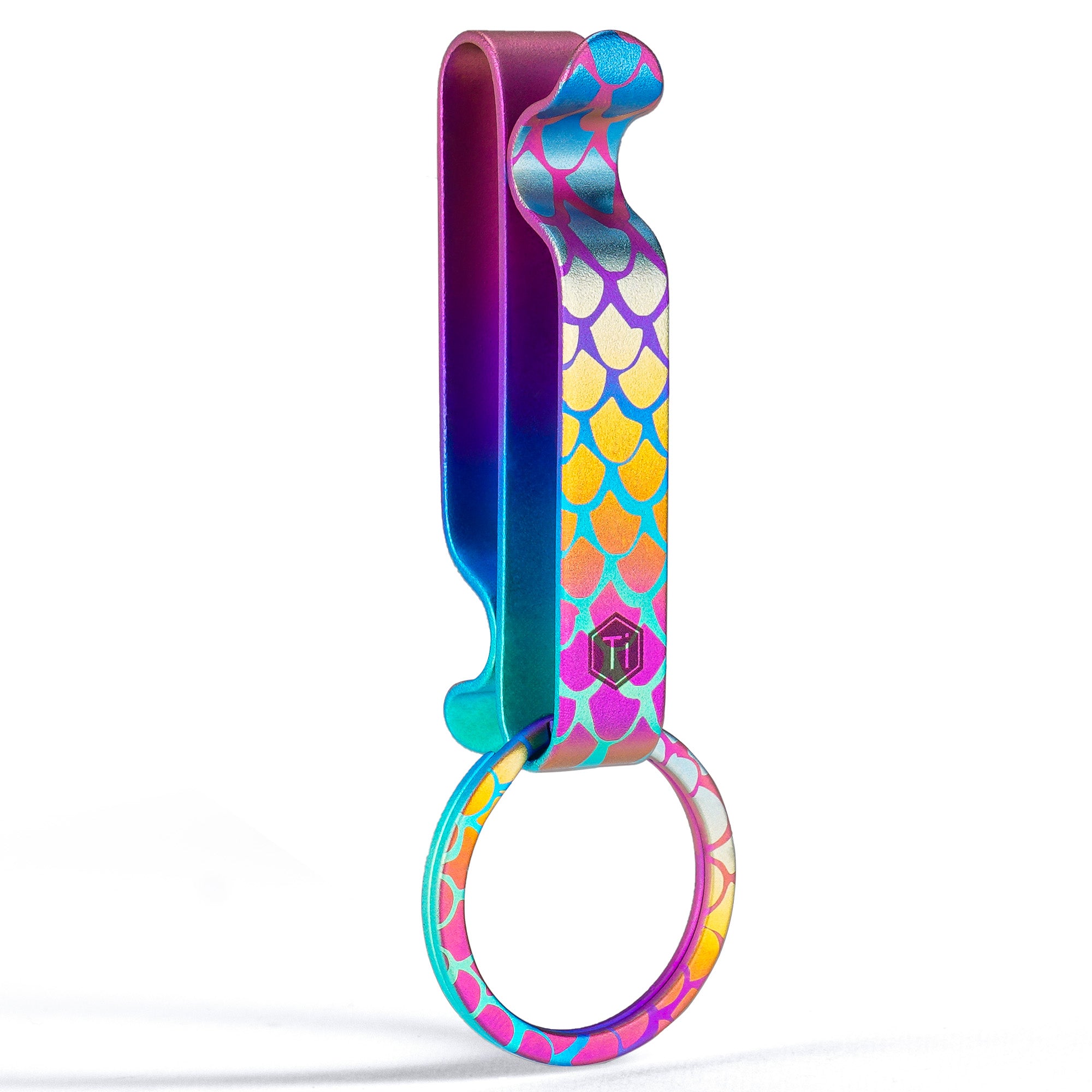 KM00 Titanium Alloy Keychain Belt Clip