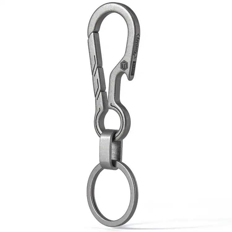 KM01 Titanium Alloy Keychain Clip with Bottle Opener