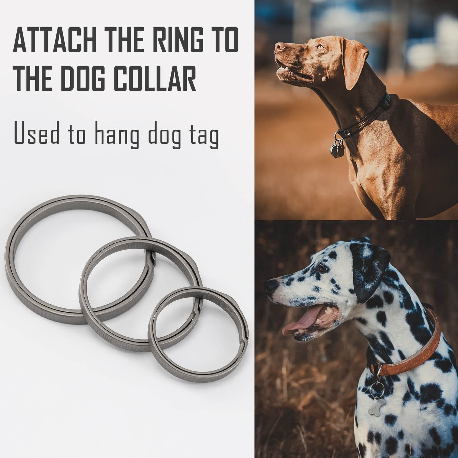 KA19 Titanium Alloy Key Ring Set