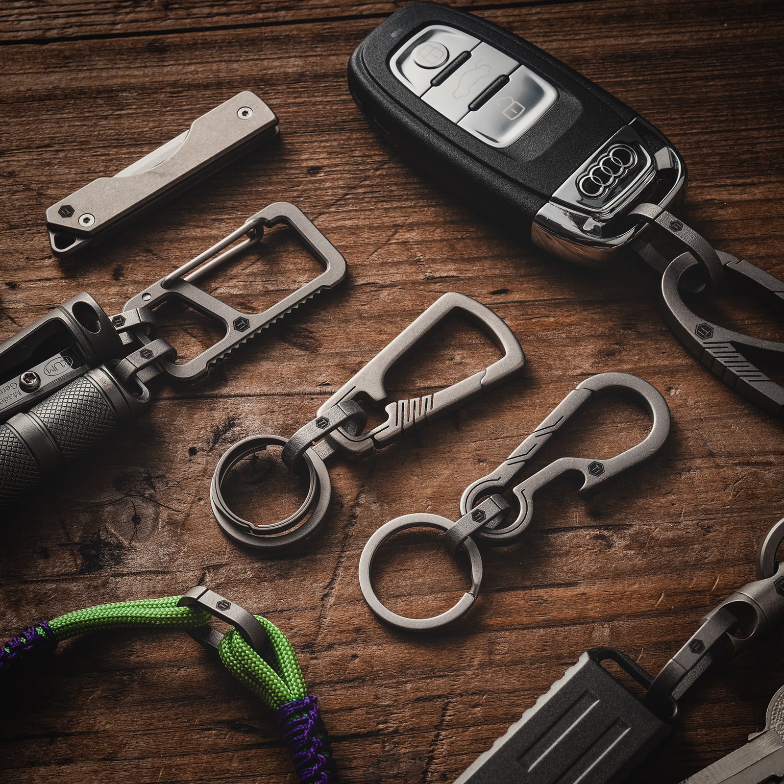 KA31 Titanium Key Ring