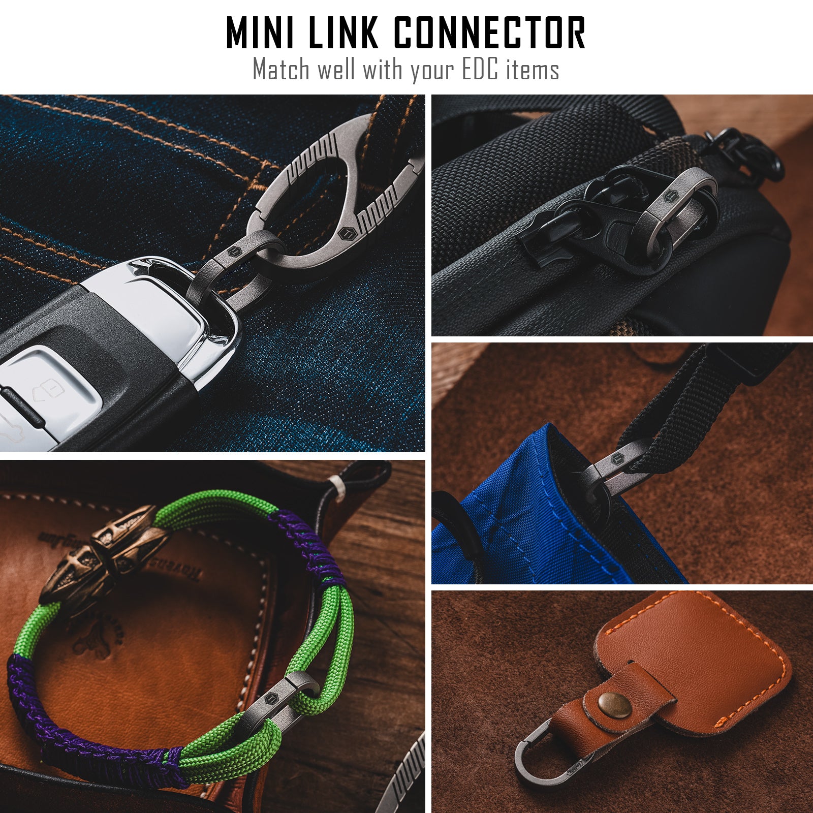 KA31 Titanium Key Ring (Black)