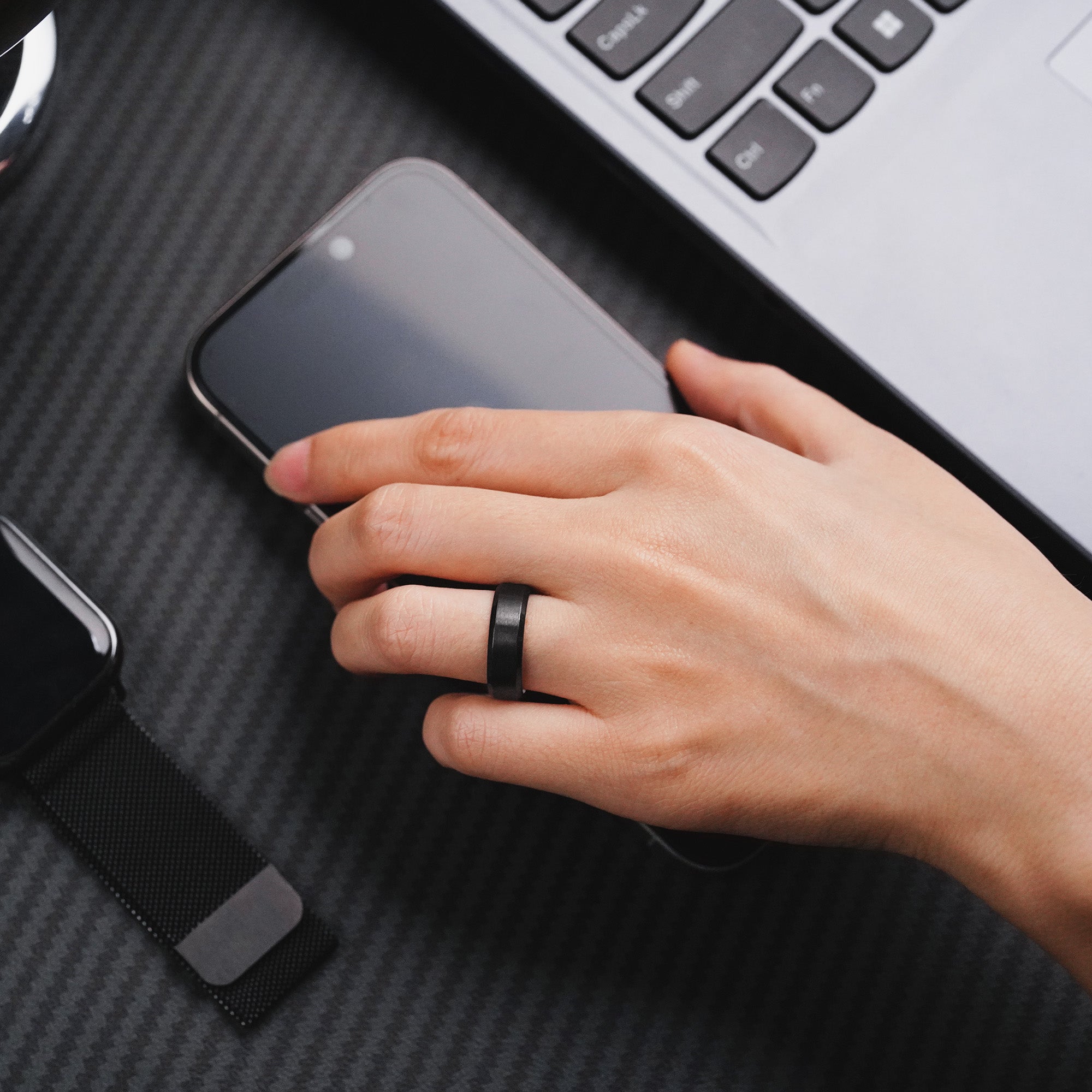 KJ00 Titanium Stainless Steel Ring