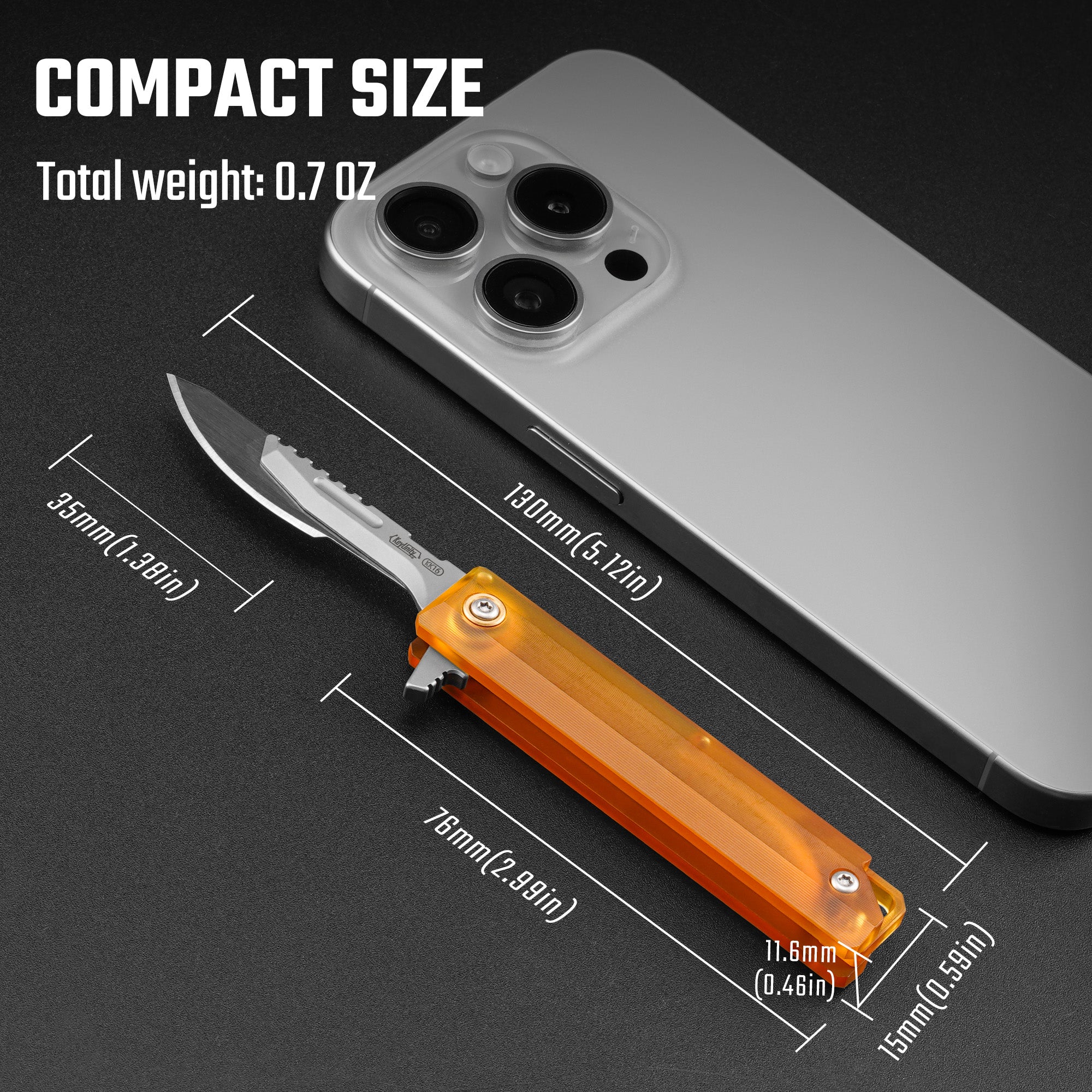 KK16 PEI Folding Paring Knife