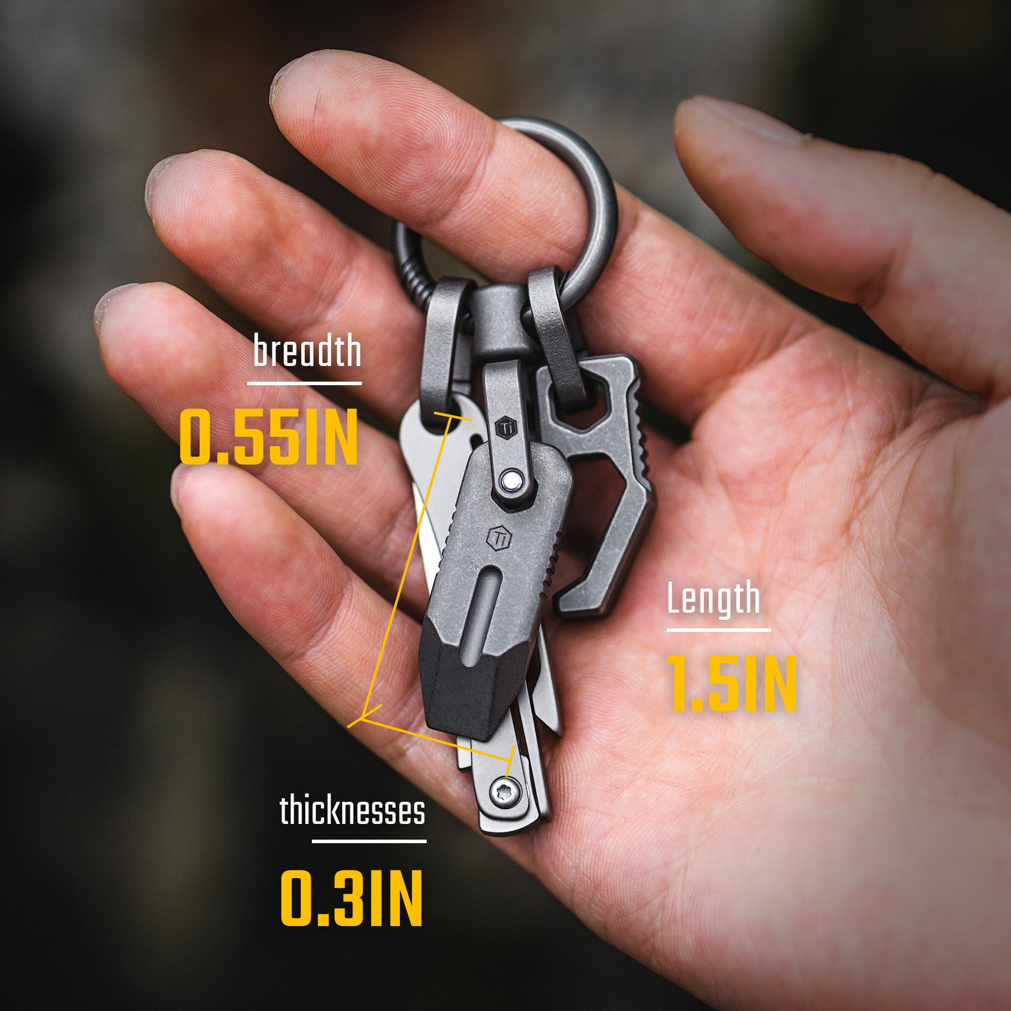 KR02 Titanium Mini Pry Bar