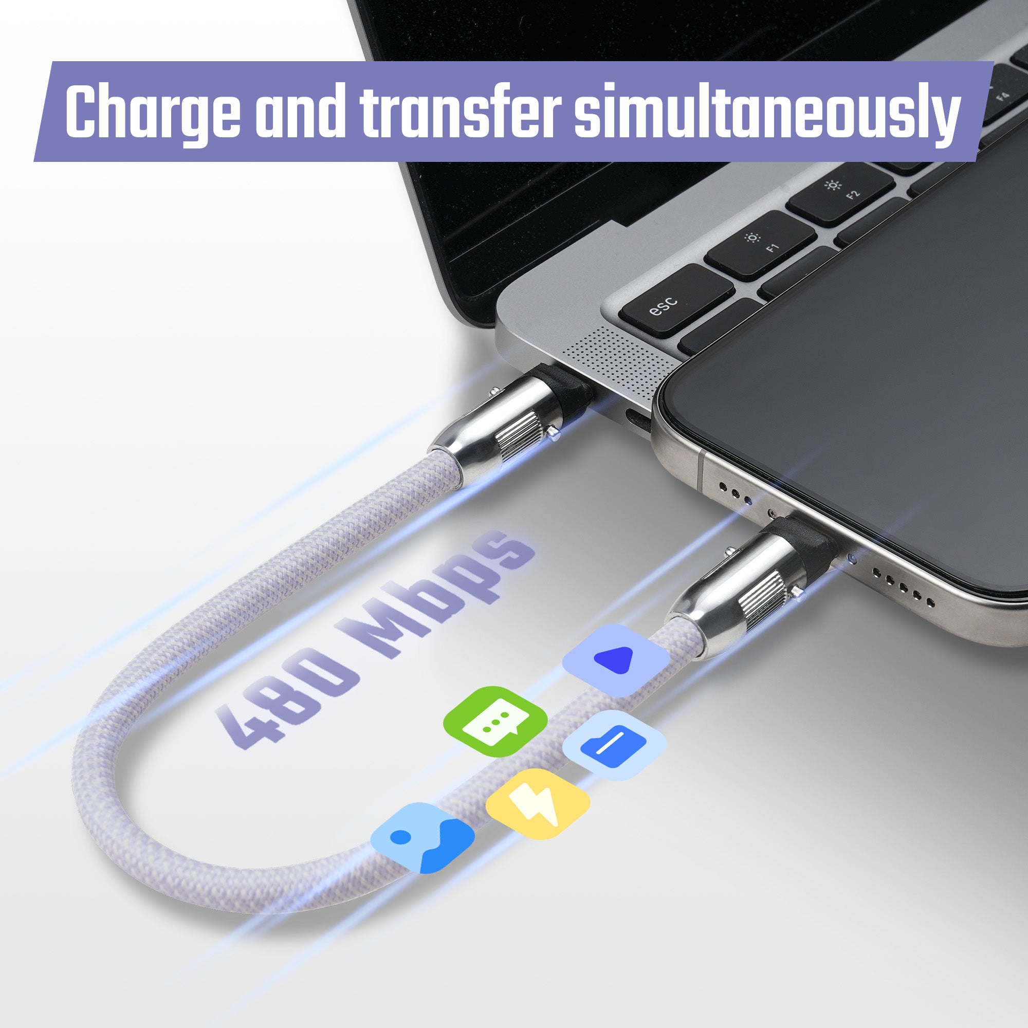 KH02/KH03 Phone Lanyard with USB C Charging
