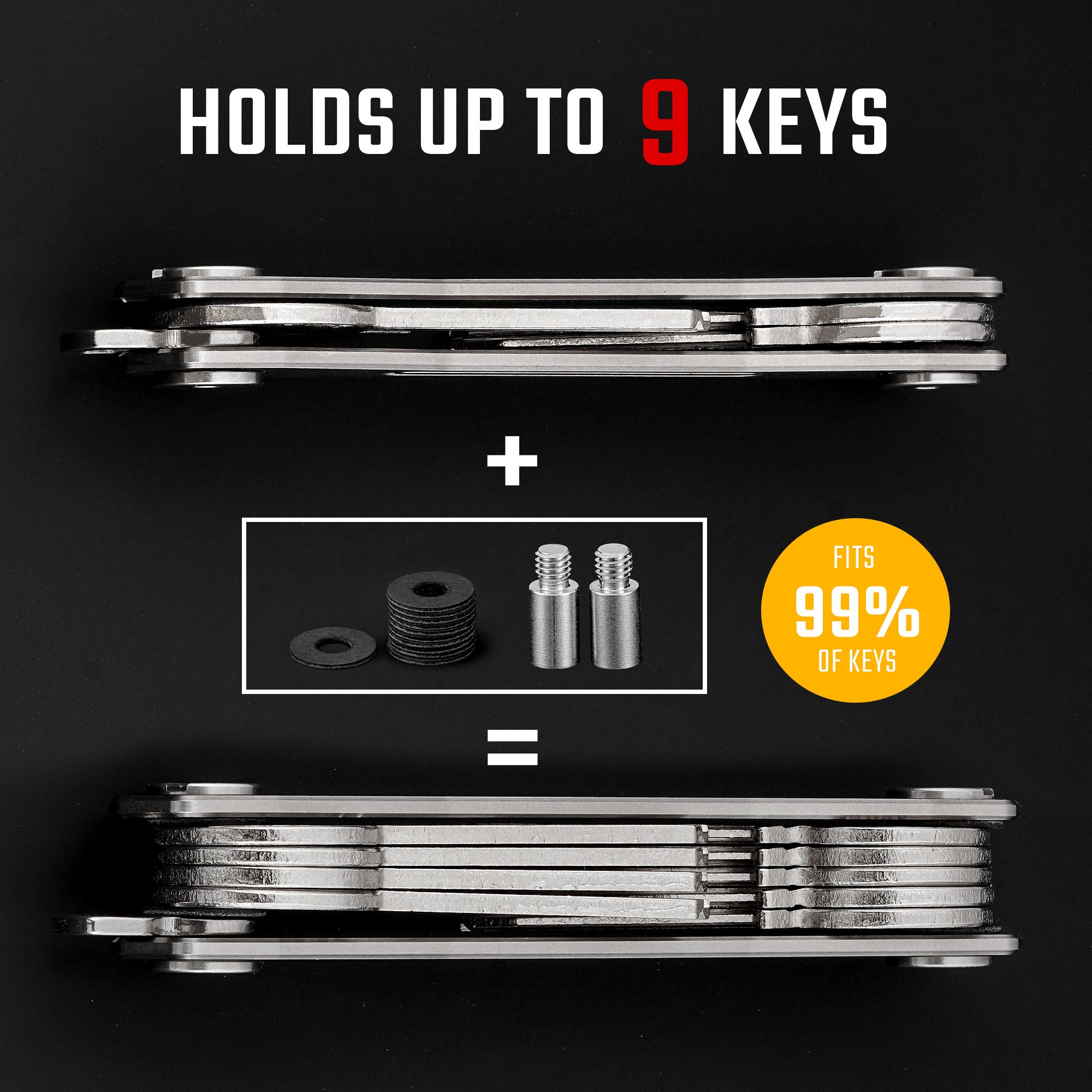UnitOne Titanium Key Organizer