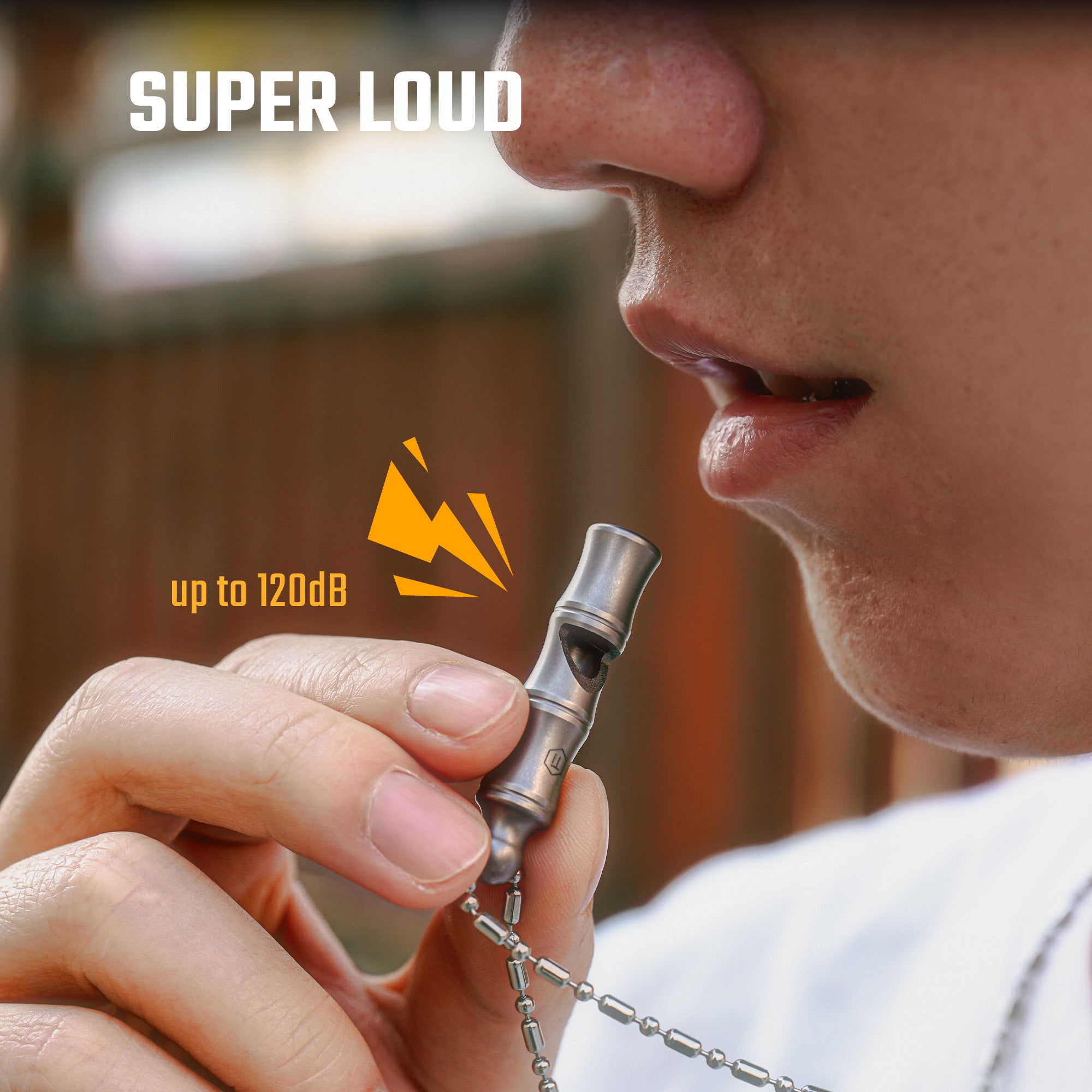 KA55 Titanium EDC Whistle