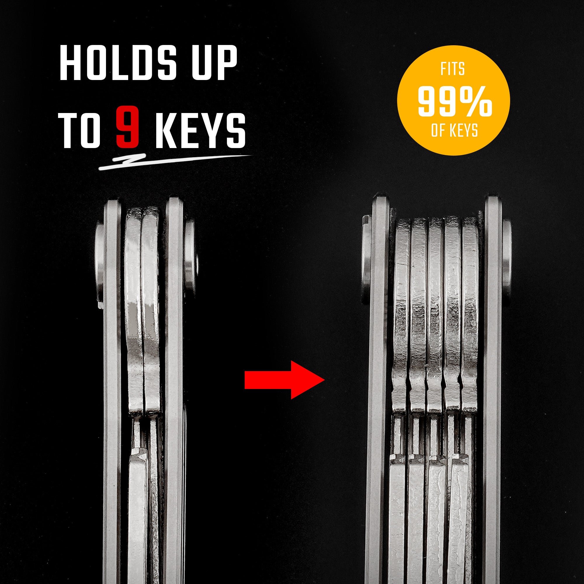UnitOne Titanium Key Organizer