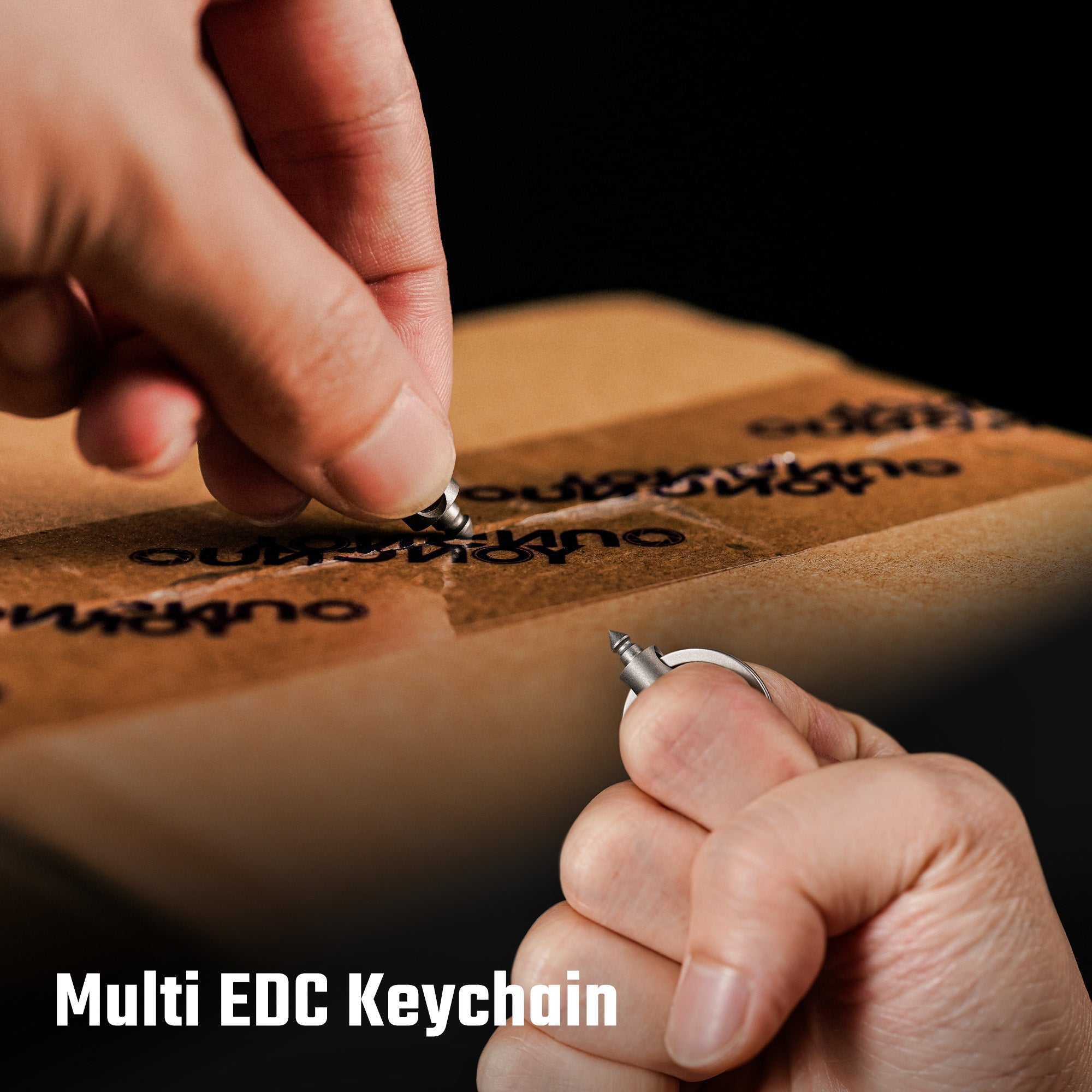 KA47 Titanium Quick-Release Keychain (Conical Tip)