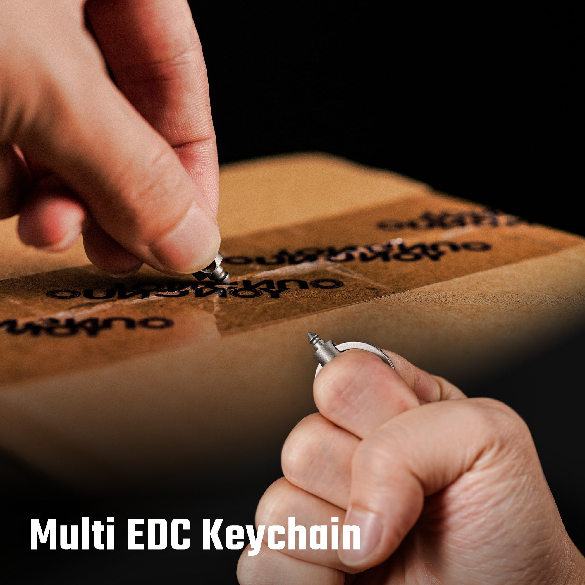 KA50 Titanium Keychain Connector 2PCS (Conical Tip)