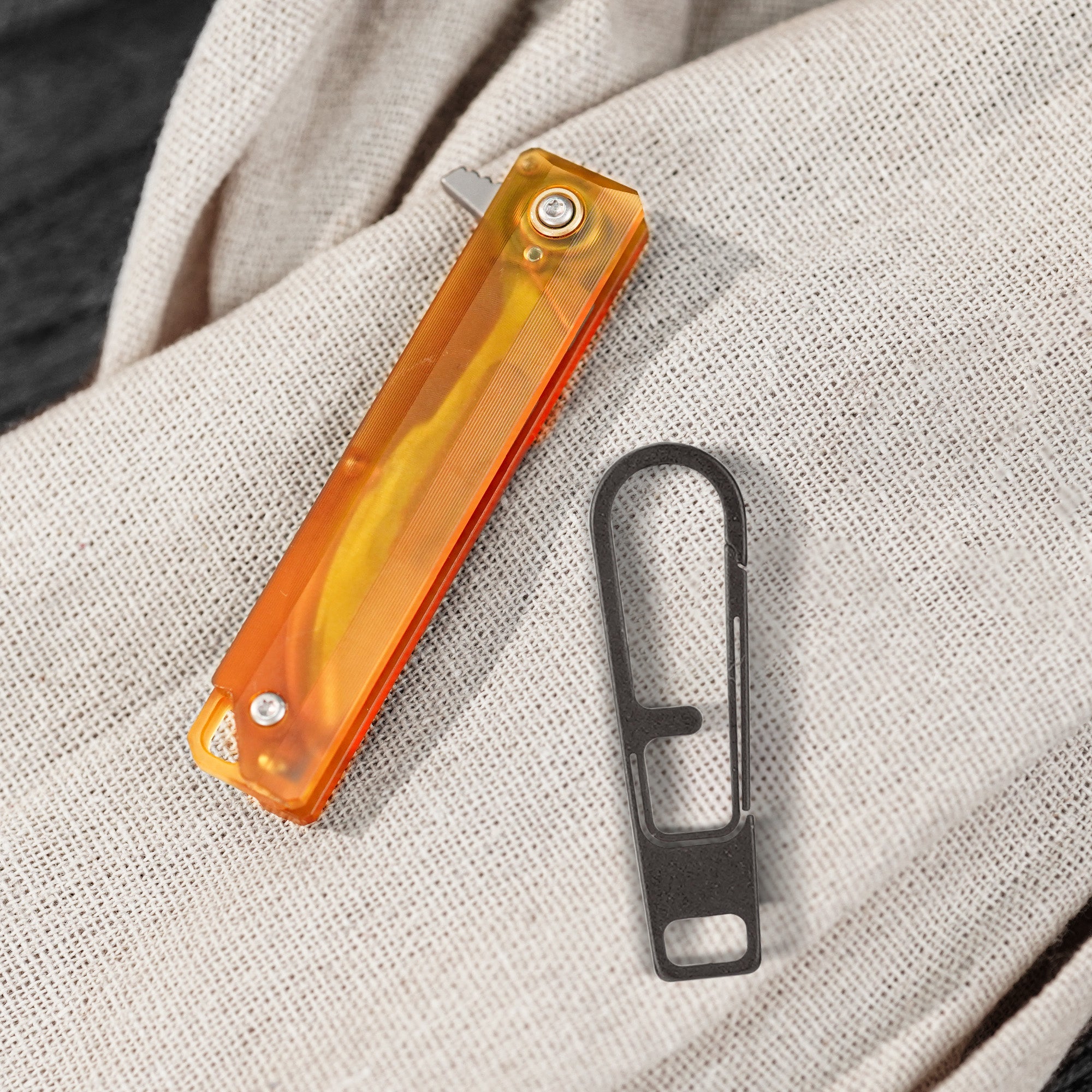 KA54 Titanium Zipper Pull Replacement