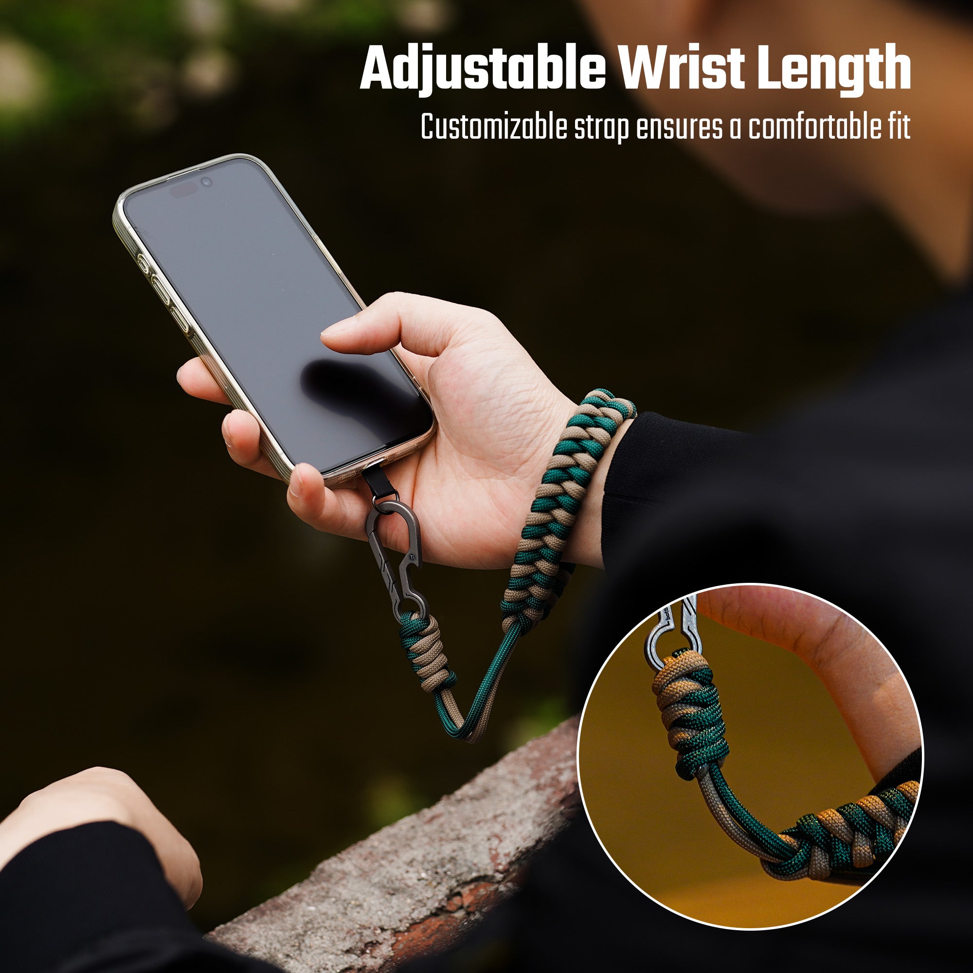 KC03 Camera Wrist Strap, Braided Lanyard