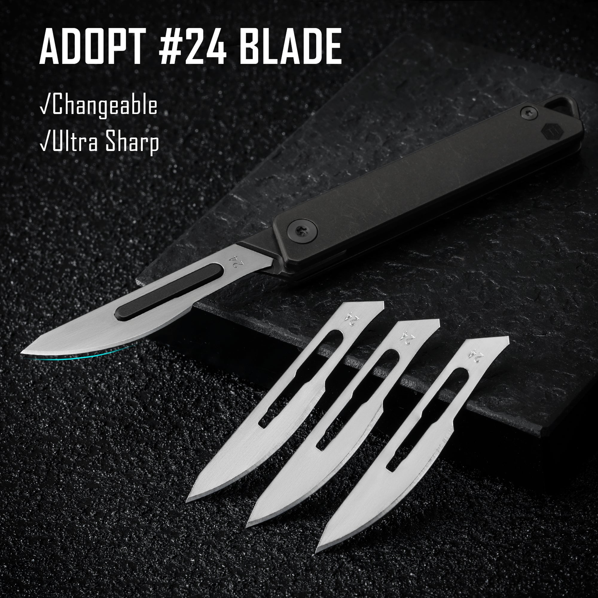 KK02 Titanium Alloy Mini Knife