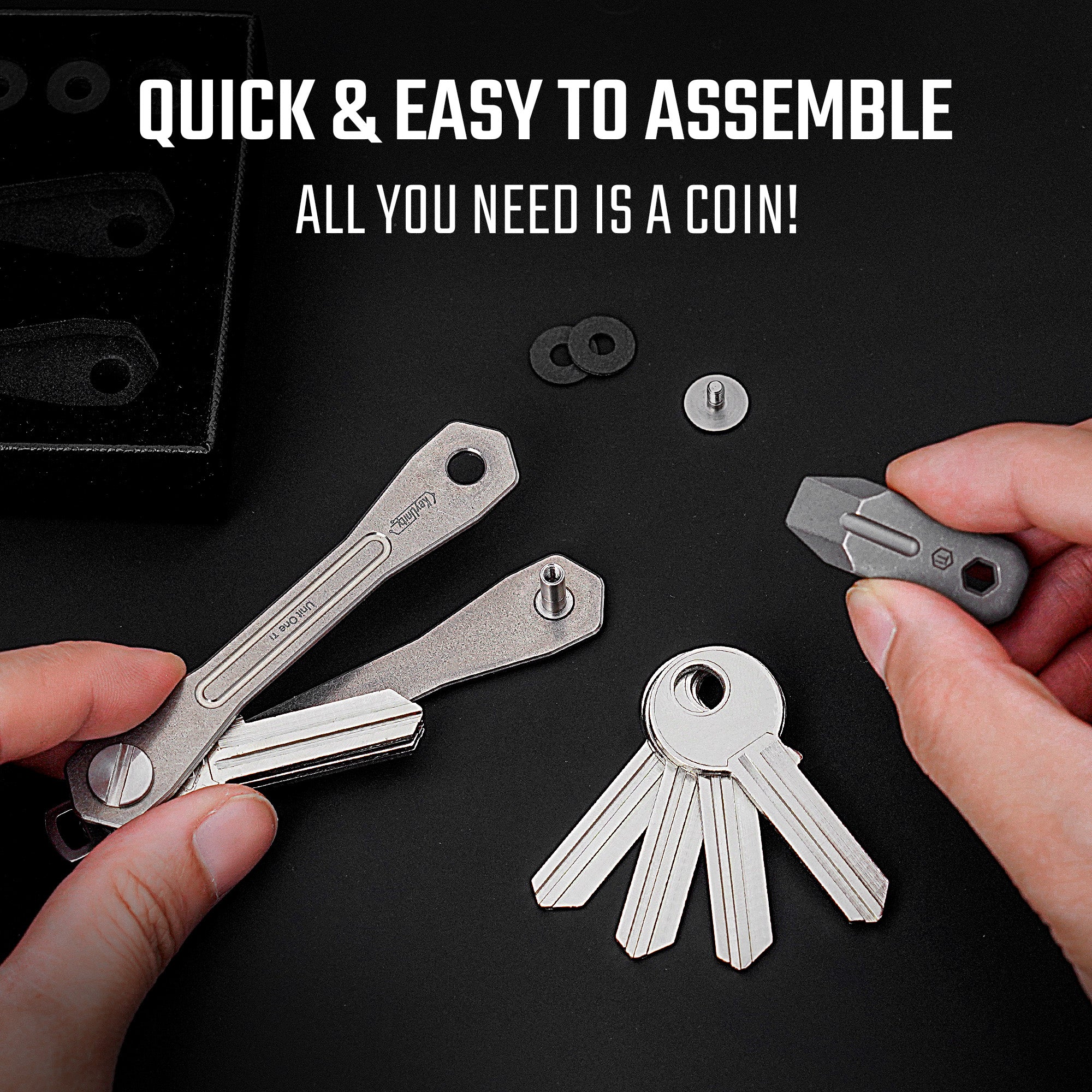 UnitOne Titanium Key Organizer