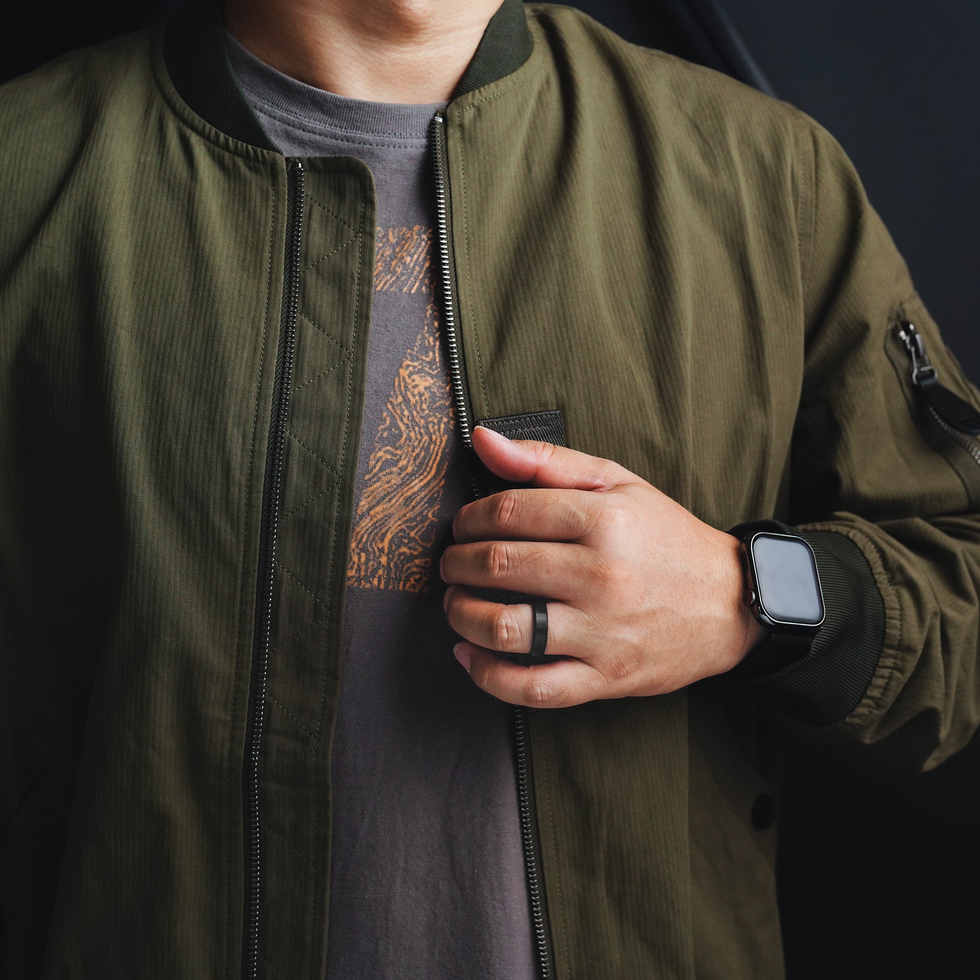 KJ00 Titanium Stainless Steel Ring