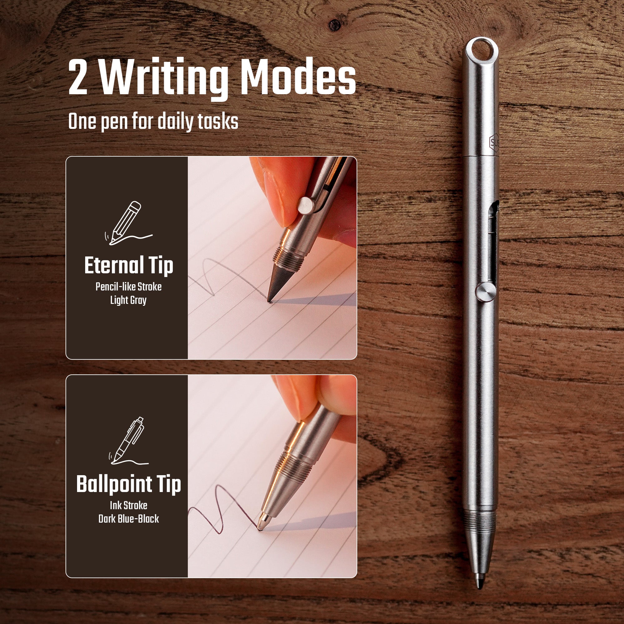 KP07 2-in-1 Ballpoint Pen & Everlasting Pencil