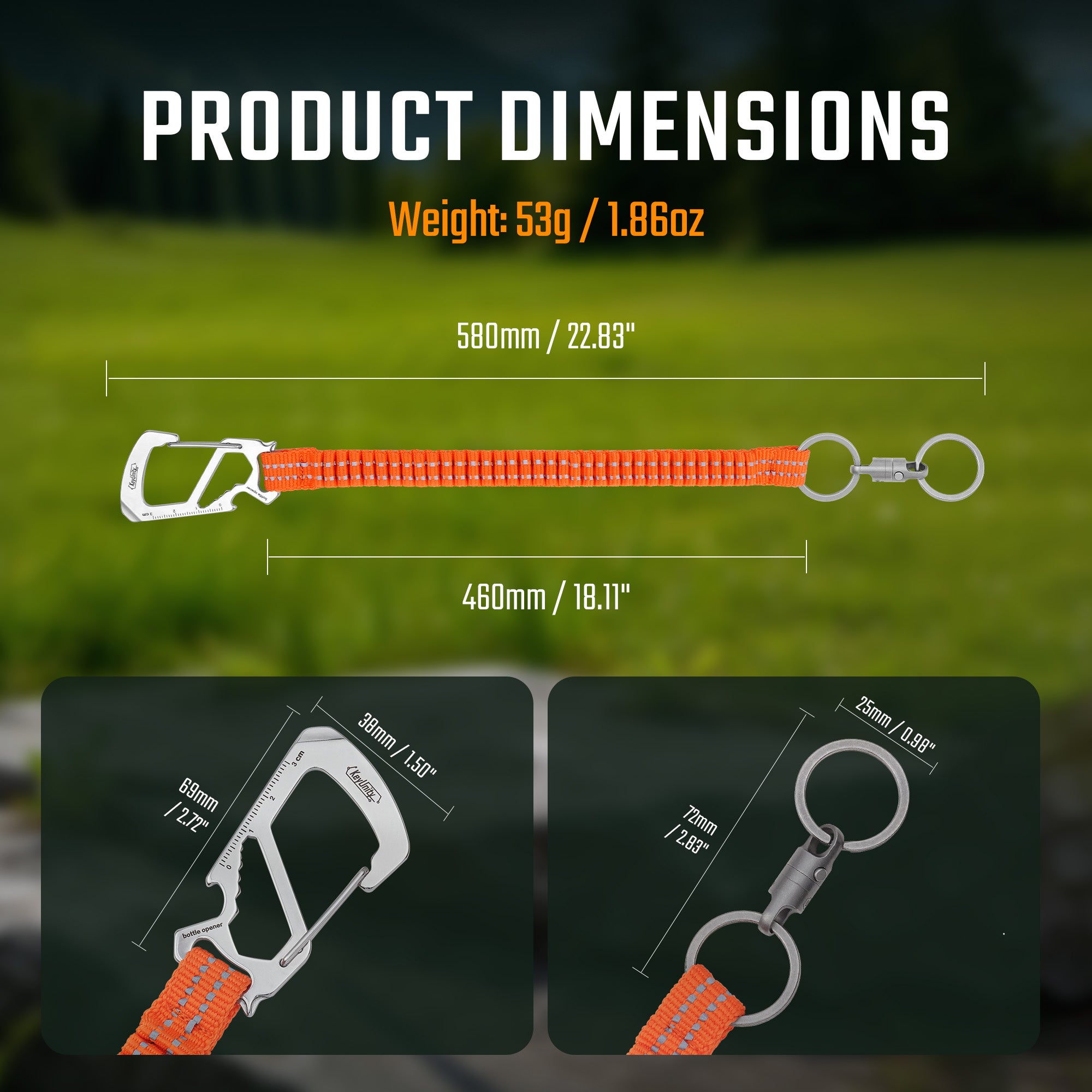 KC07 Quick Release Keychain Lanyard