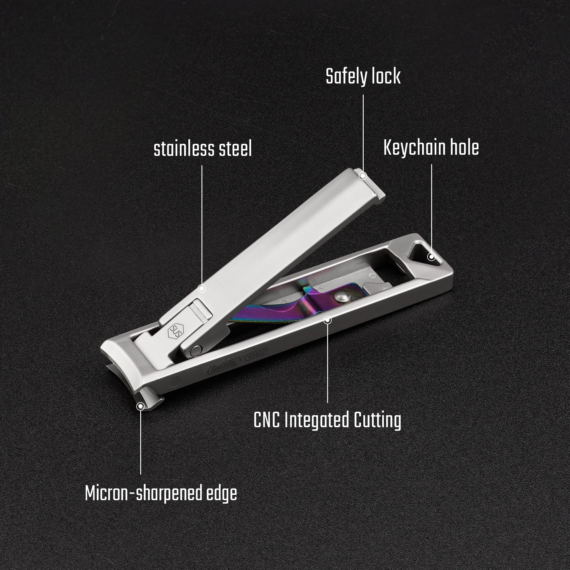 KN02 Keychain Nail Clippers