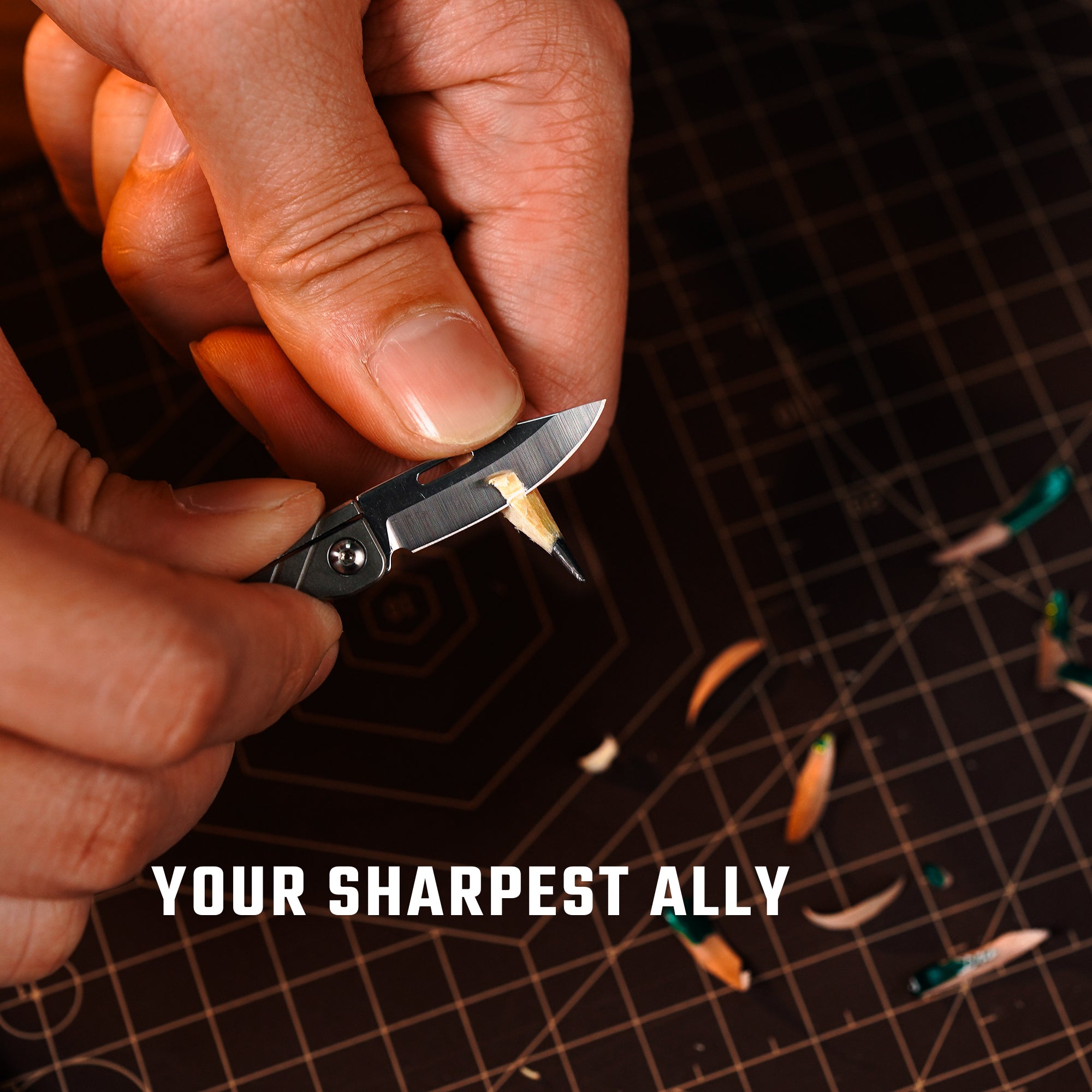 KK15 Titanium Mini Folding EDC Knife