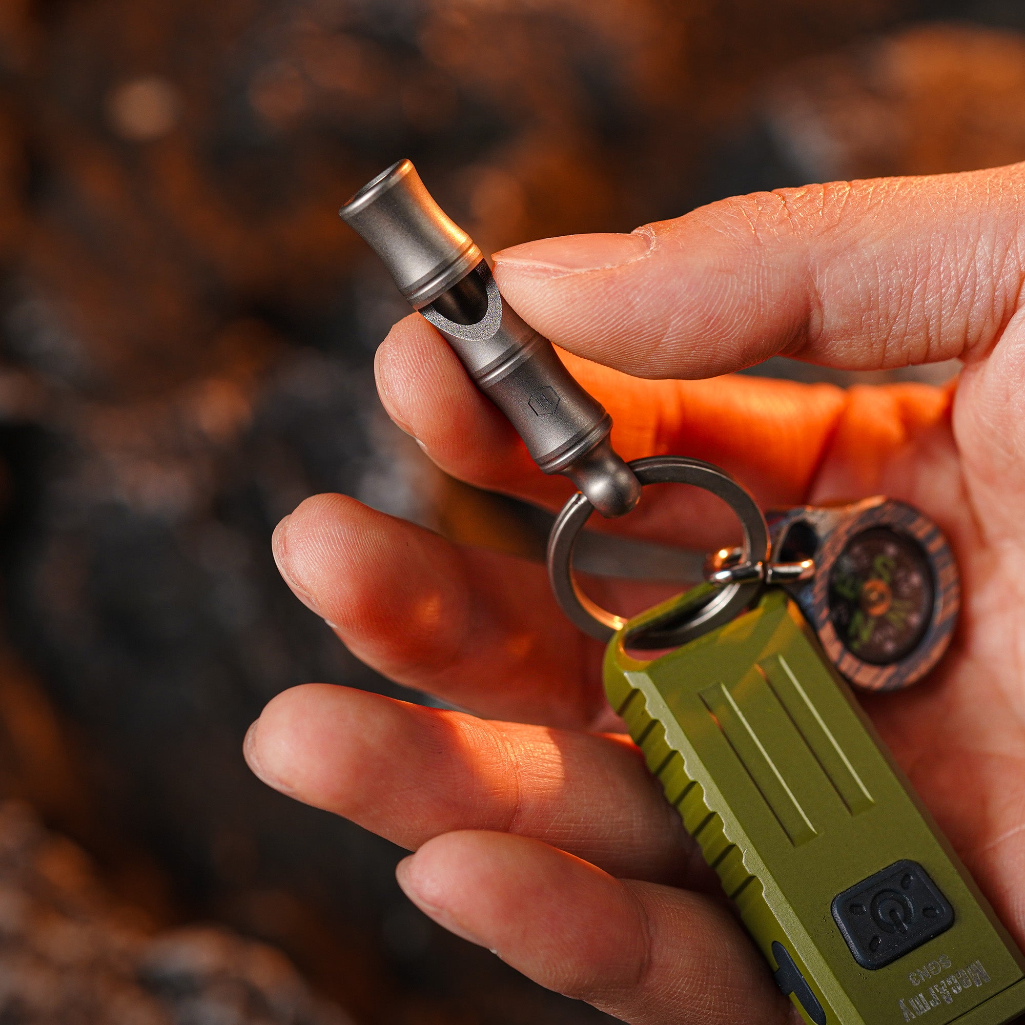 KA55 Titanium EDC Whistle