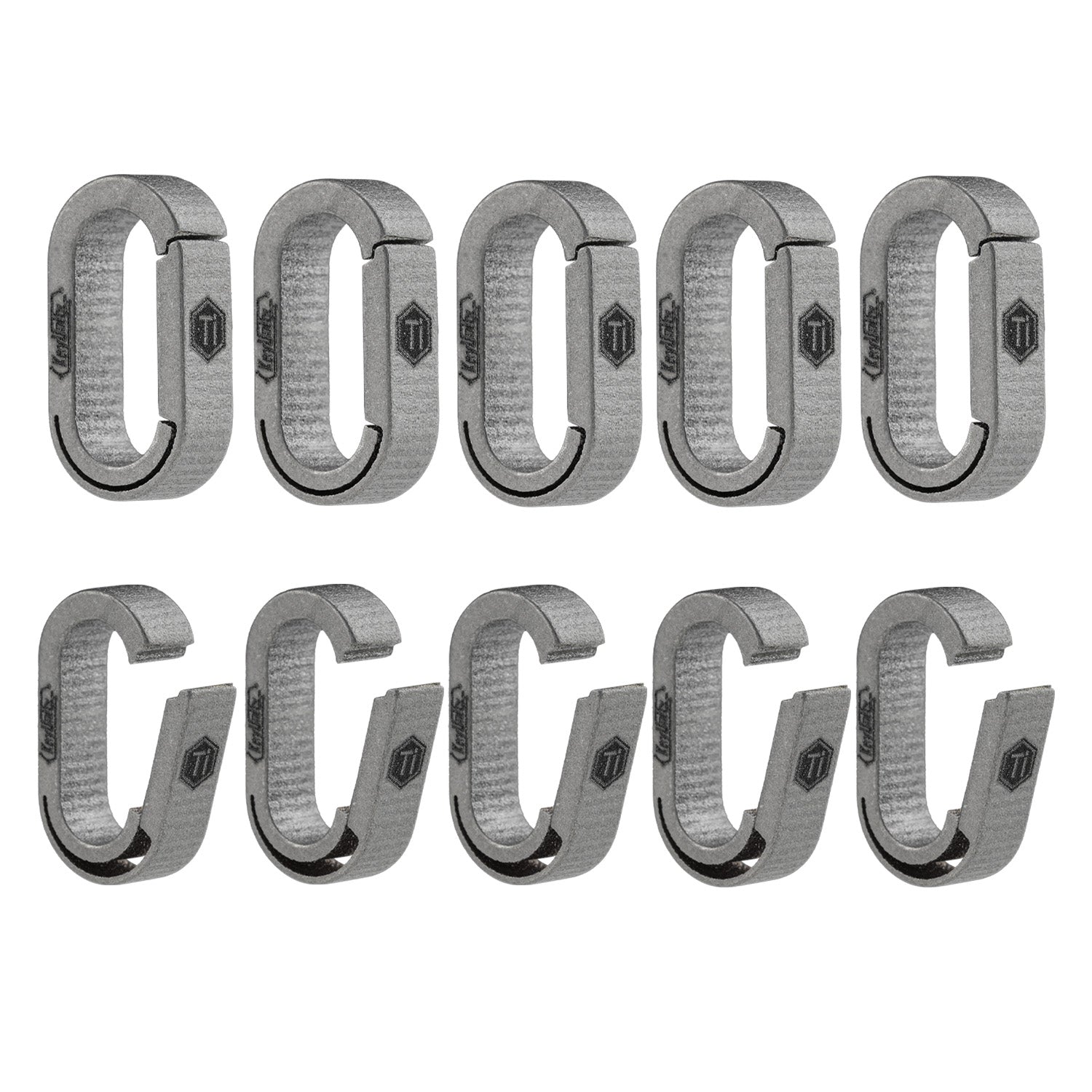 KA42 10PCS Mini Split Key Ring Quick Release Key Organizer