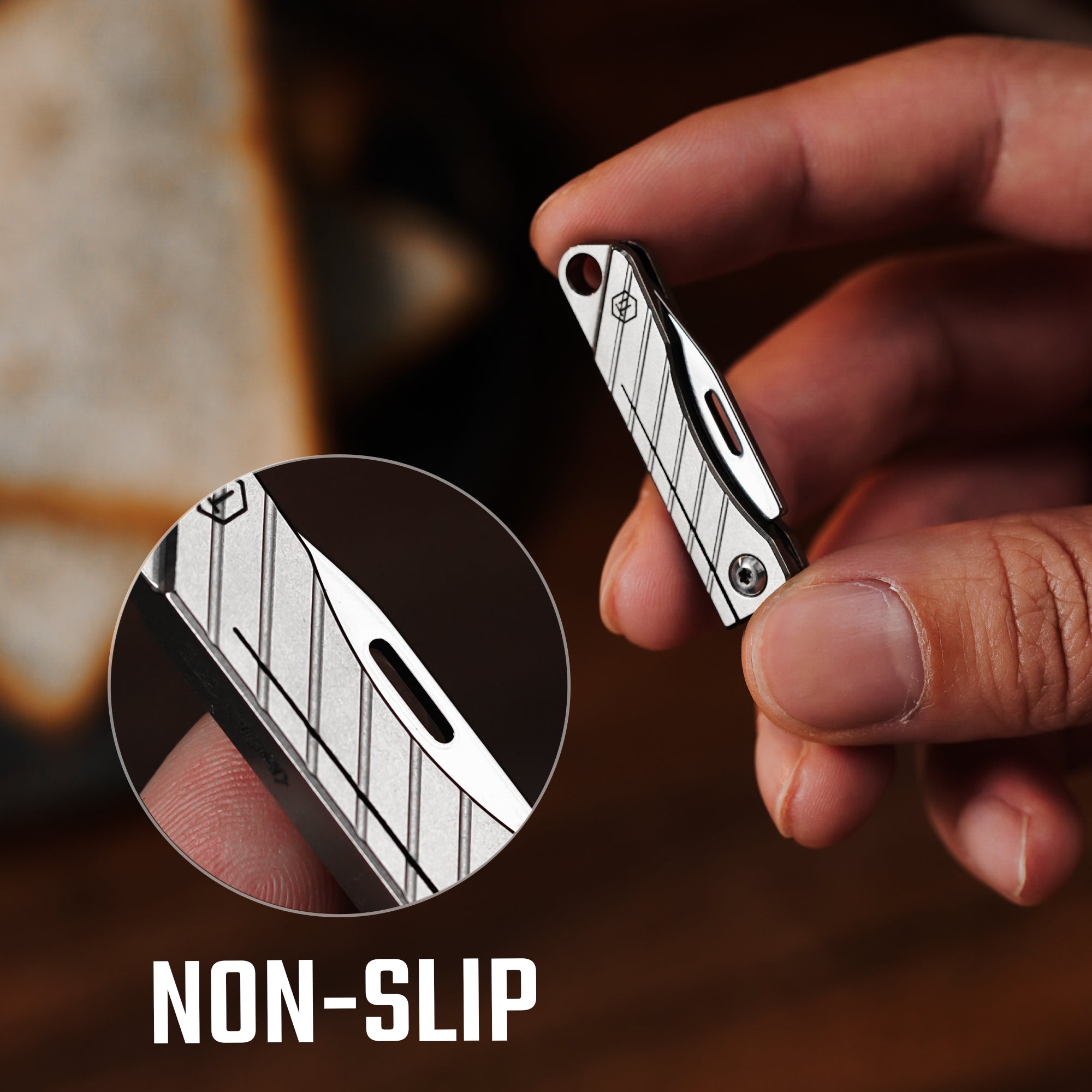 KK15 Titanium Mini Folding EDC Knife