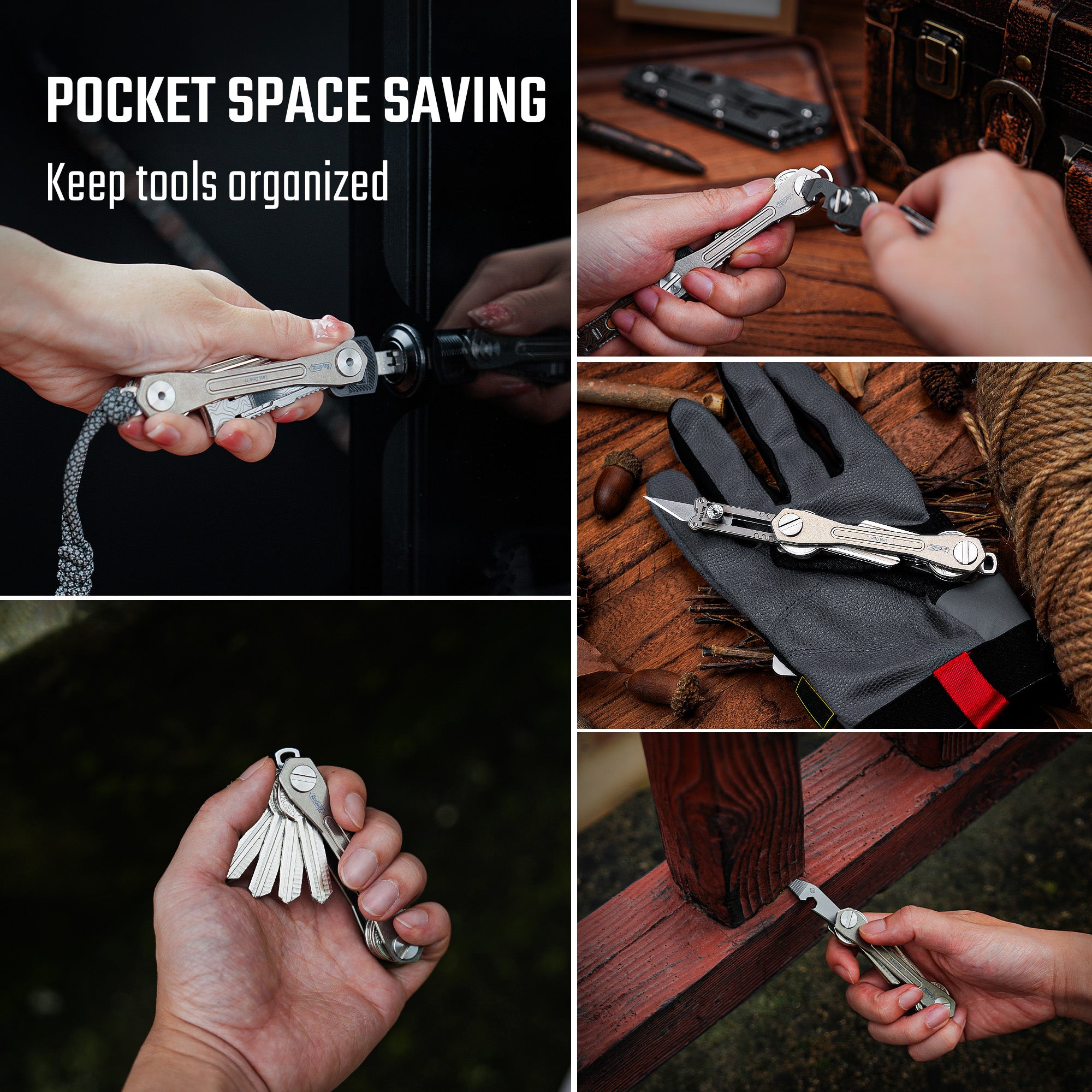 UnitOne Titanium Key Organizer