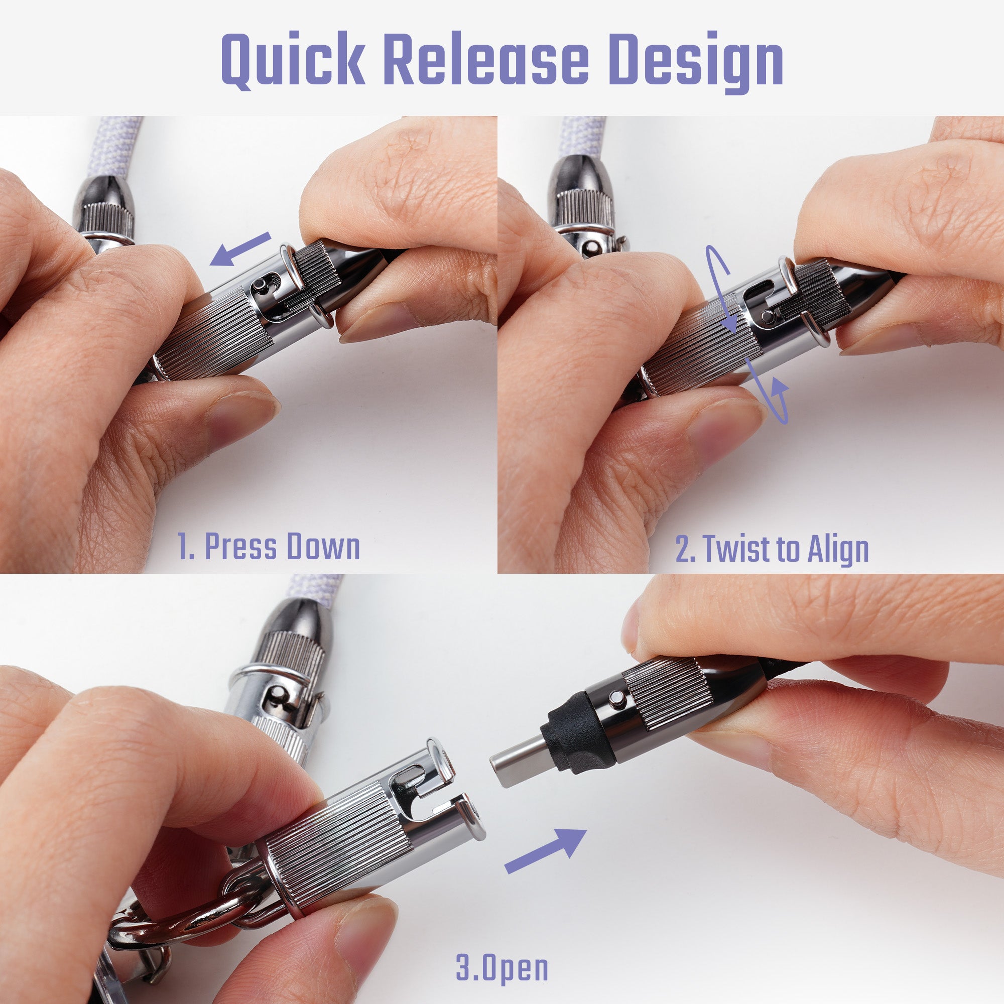 KH02/KH03 Phone Lanyard with USB C Charging