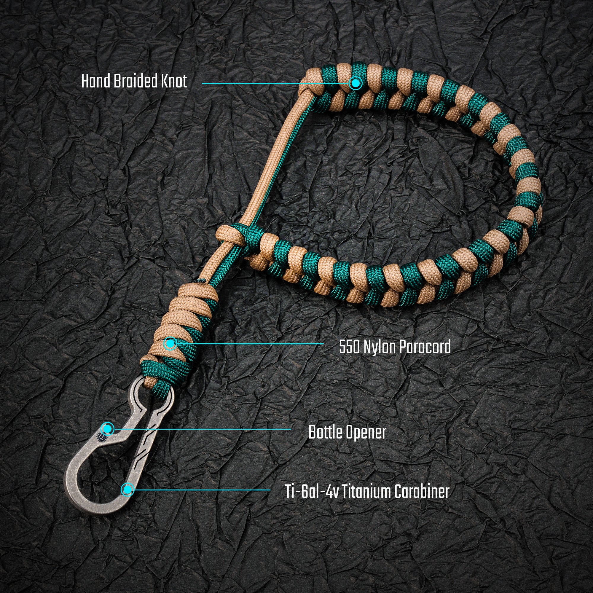 KC03 Camera Wrist Strap, Braided Lanyard