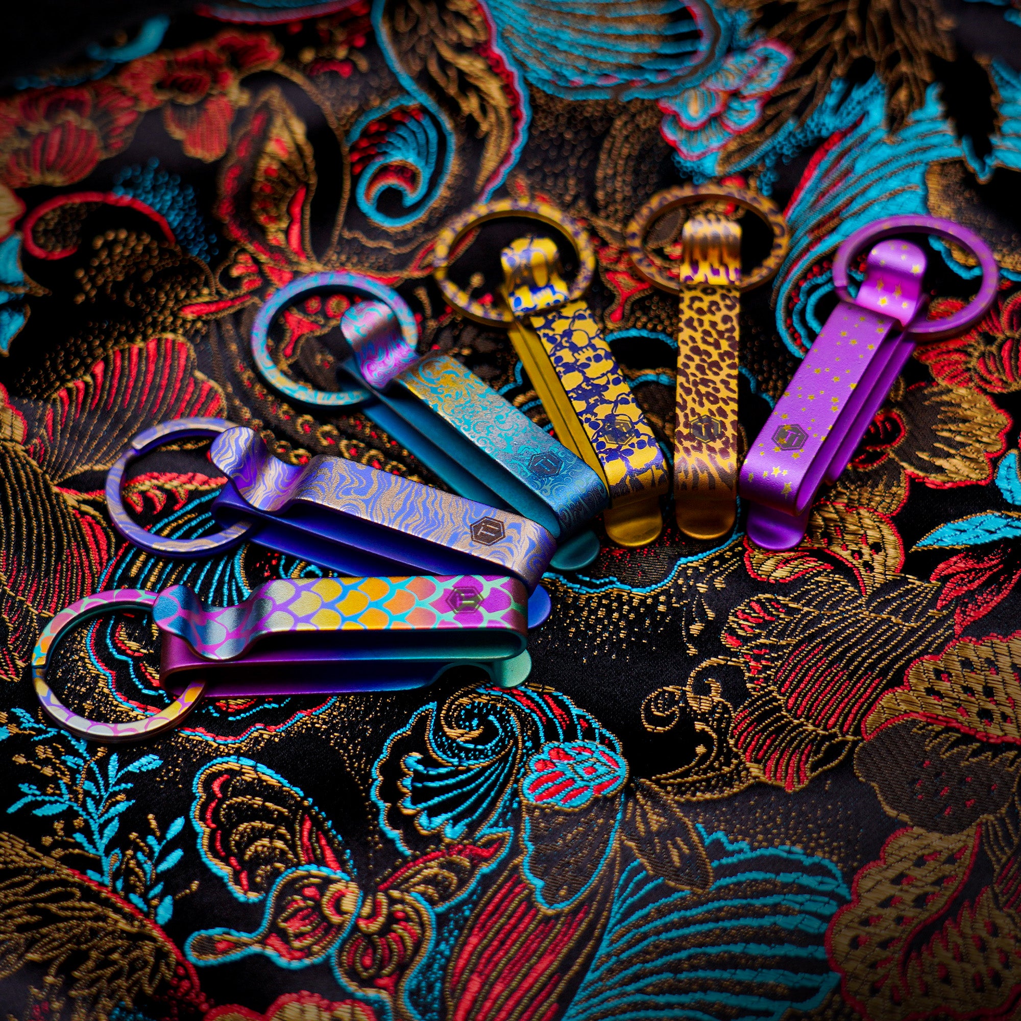 KM00 Titanium Alloy Keychain Belt Clip