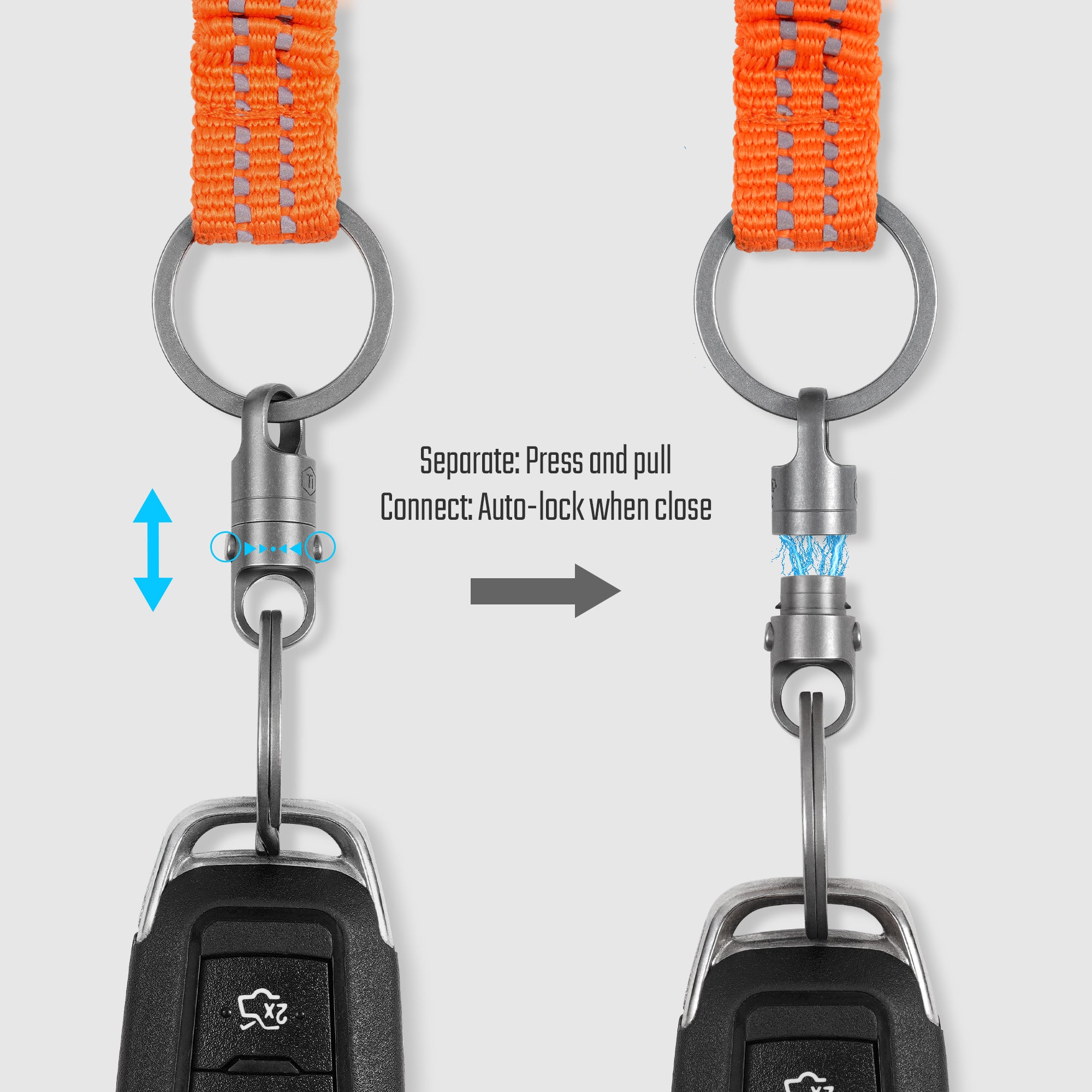 KC07 Quick Release Keychain Lanyard