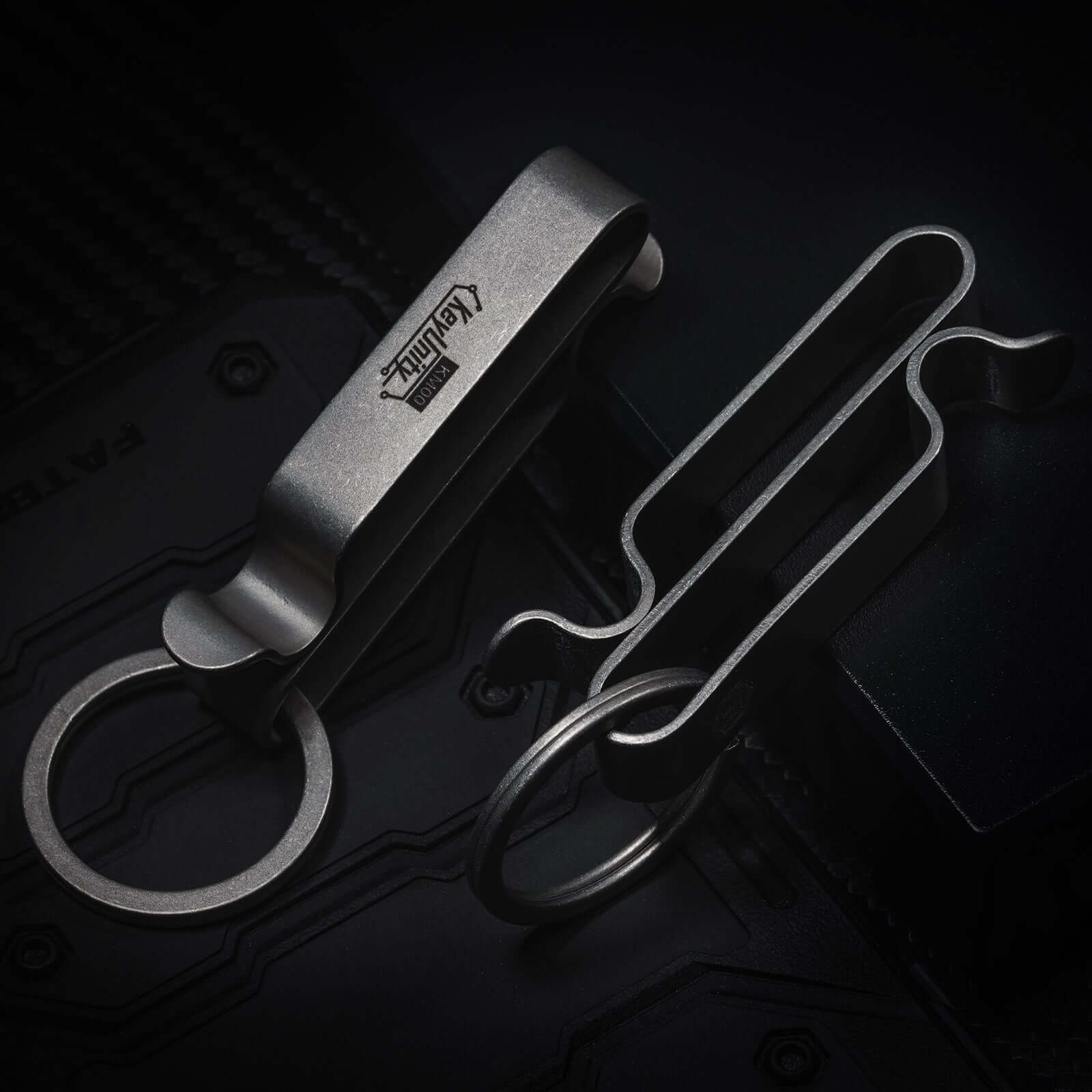 KM00 Titanium Alloy Keychain Belt Clip