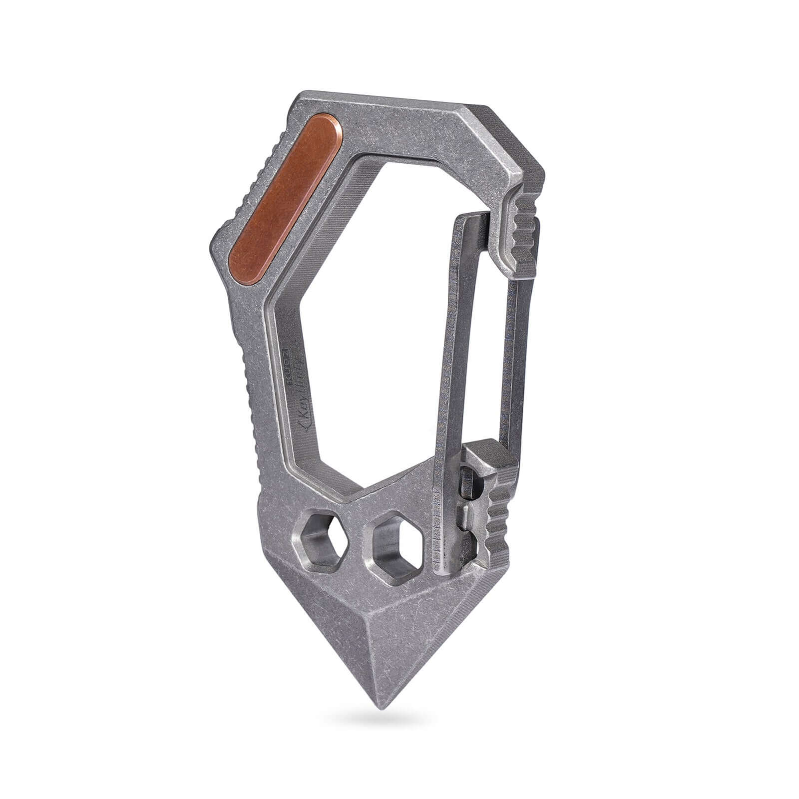 KU02 Ti-6Al-4V Carabiner Clip with Pry Bar