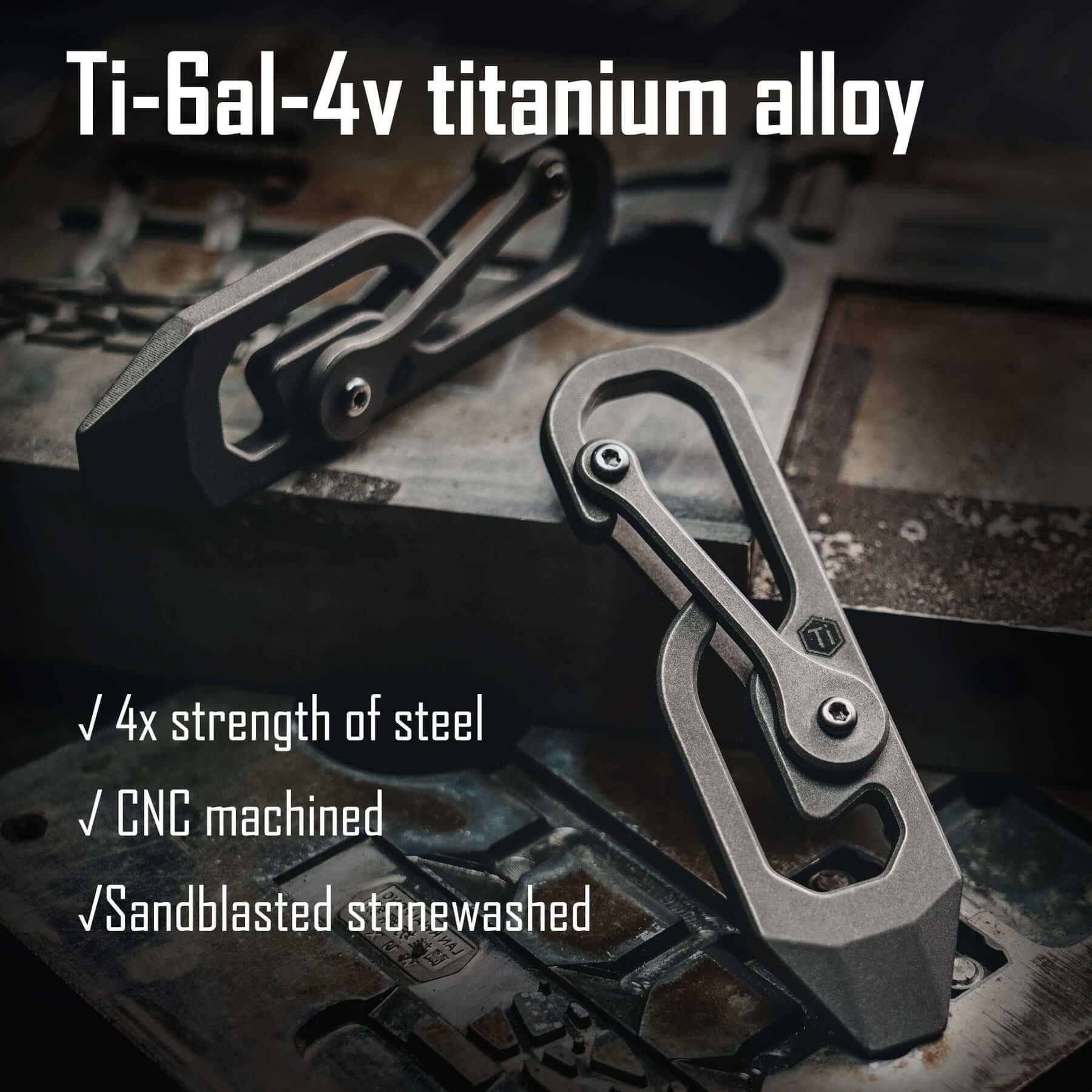 KU04 Titanium Carabiner