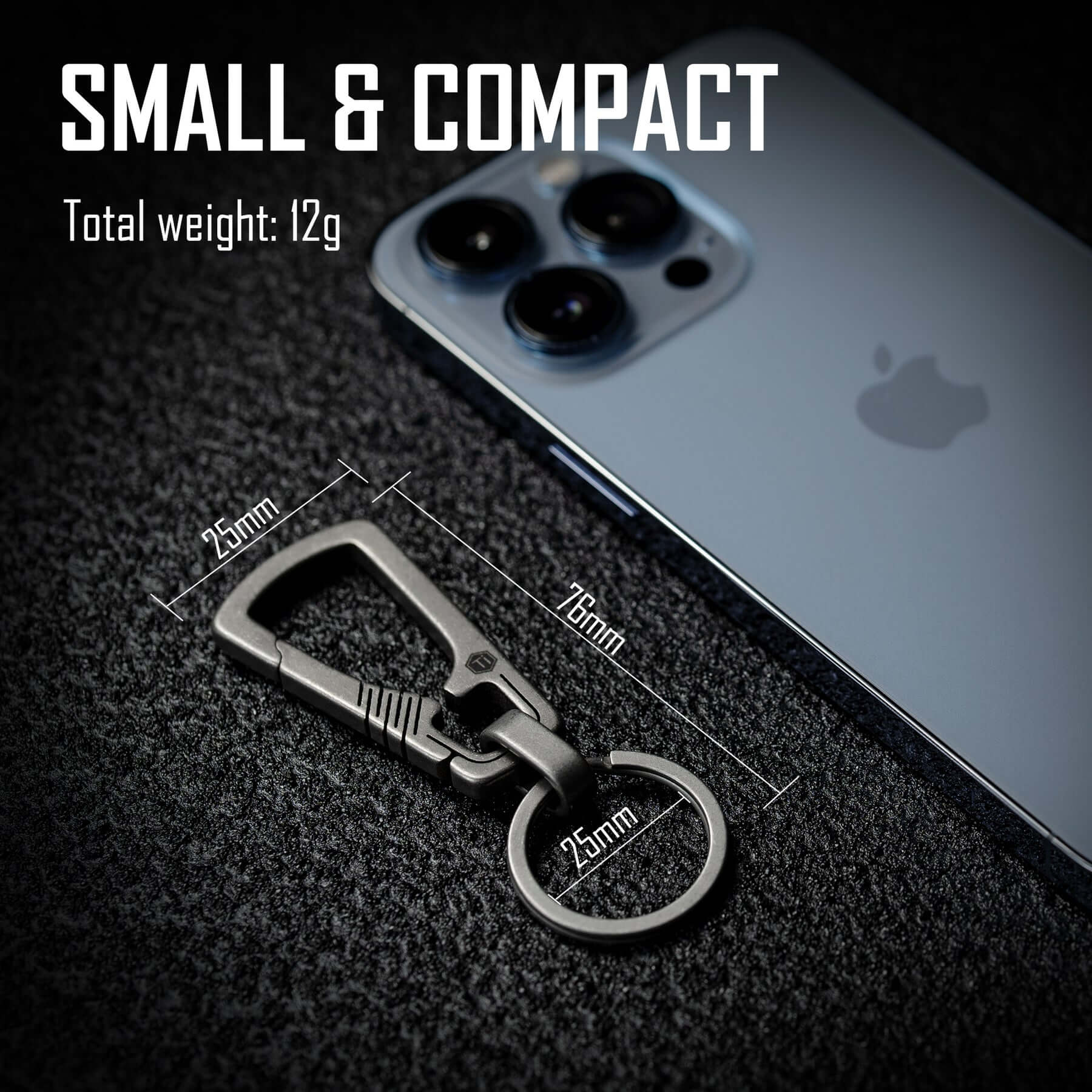 KM04 Titanium Keychain