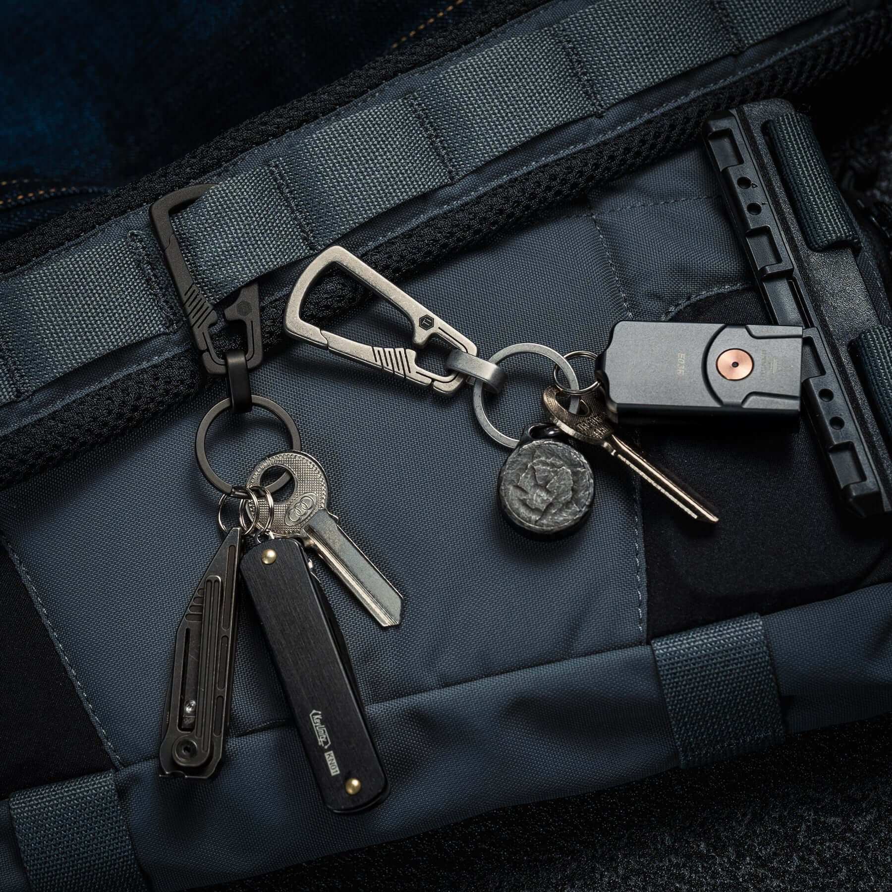KM04 Titanium Keychain