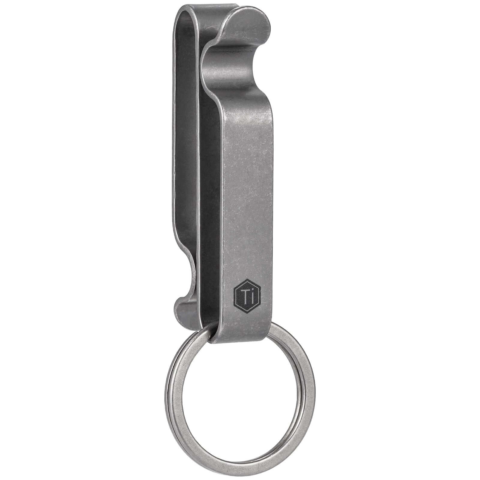 KM00 Titanium Alloy Keychain Belt Clip (BLACK)