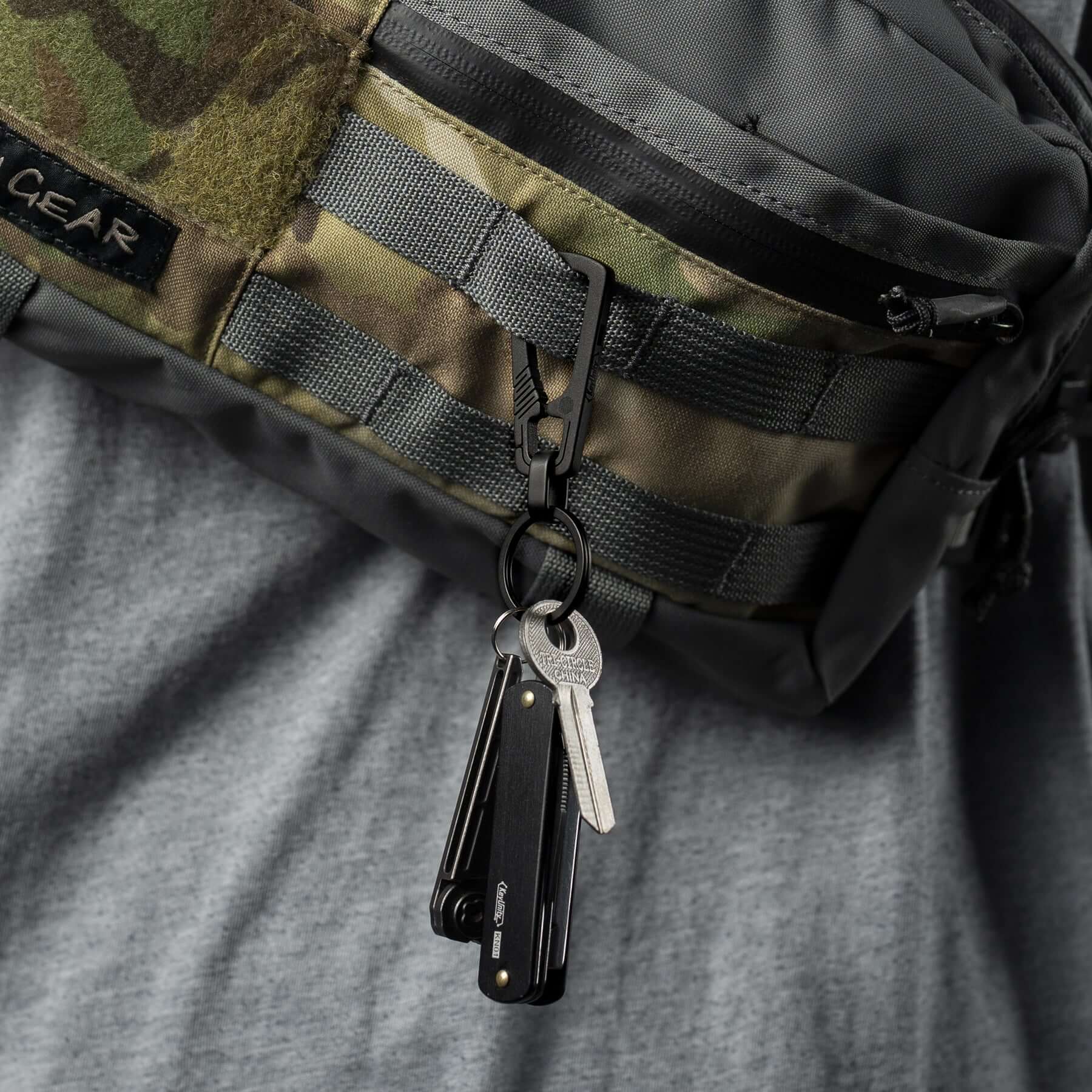 KM04 Titanium Keychain(BLACK)