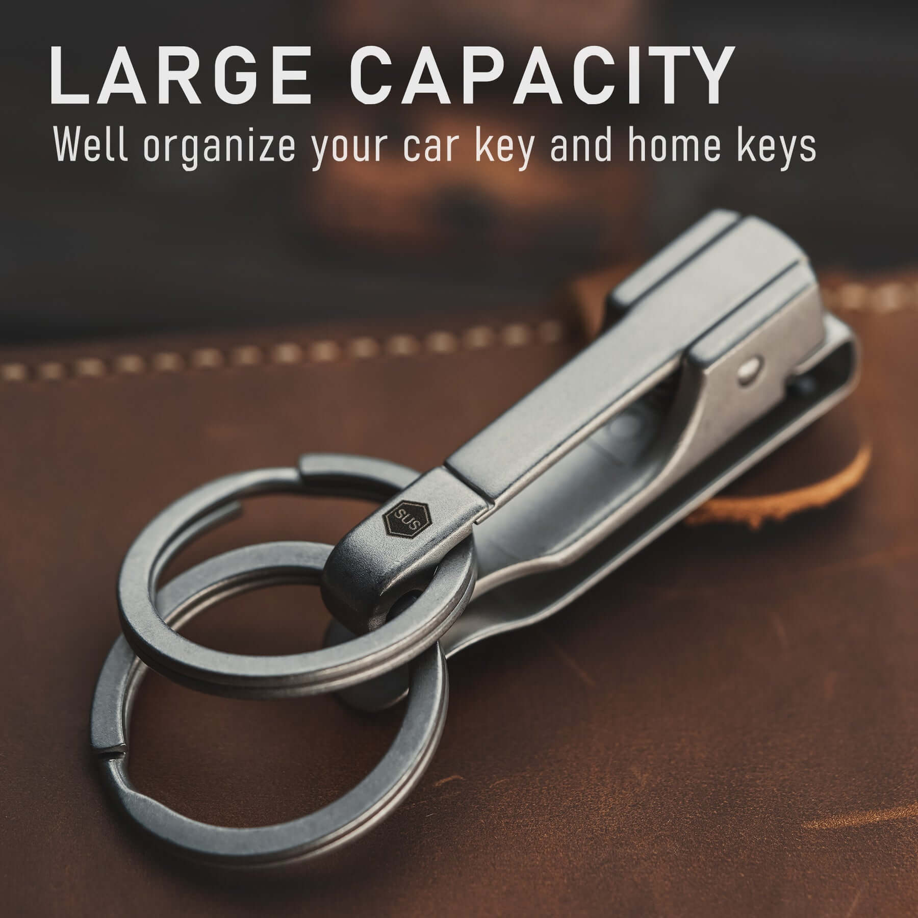 KS02 Stainless Steel Keychain