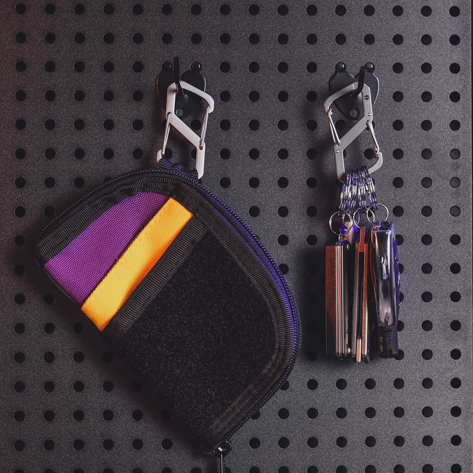 KS07 Anti Lost Stainless Steel Carabiner Clip