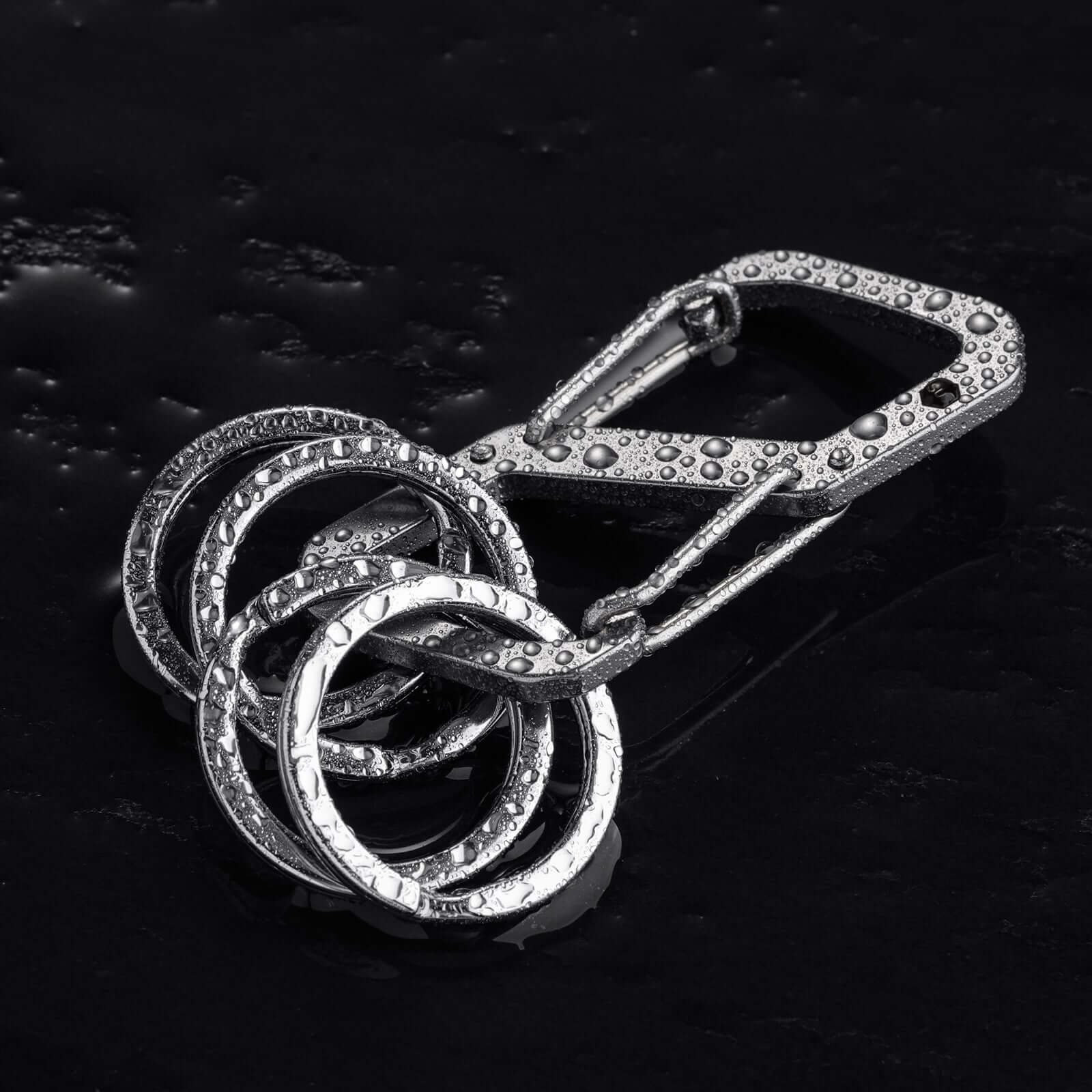 KS07 Anti Lost Stainless Steel Carabiner Clip