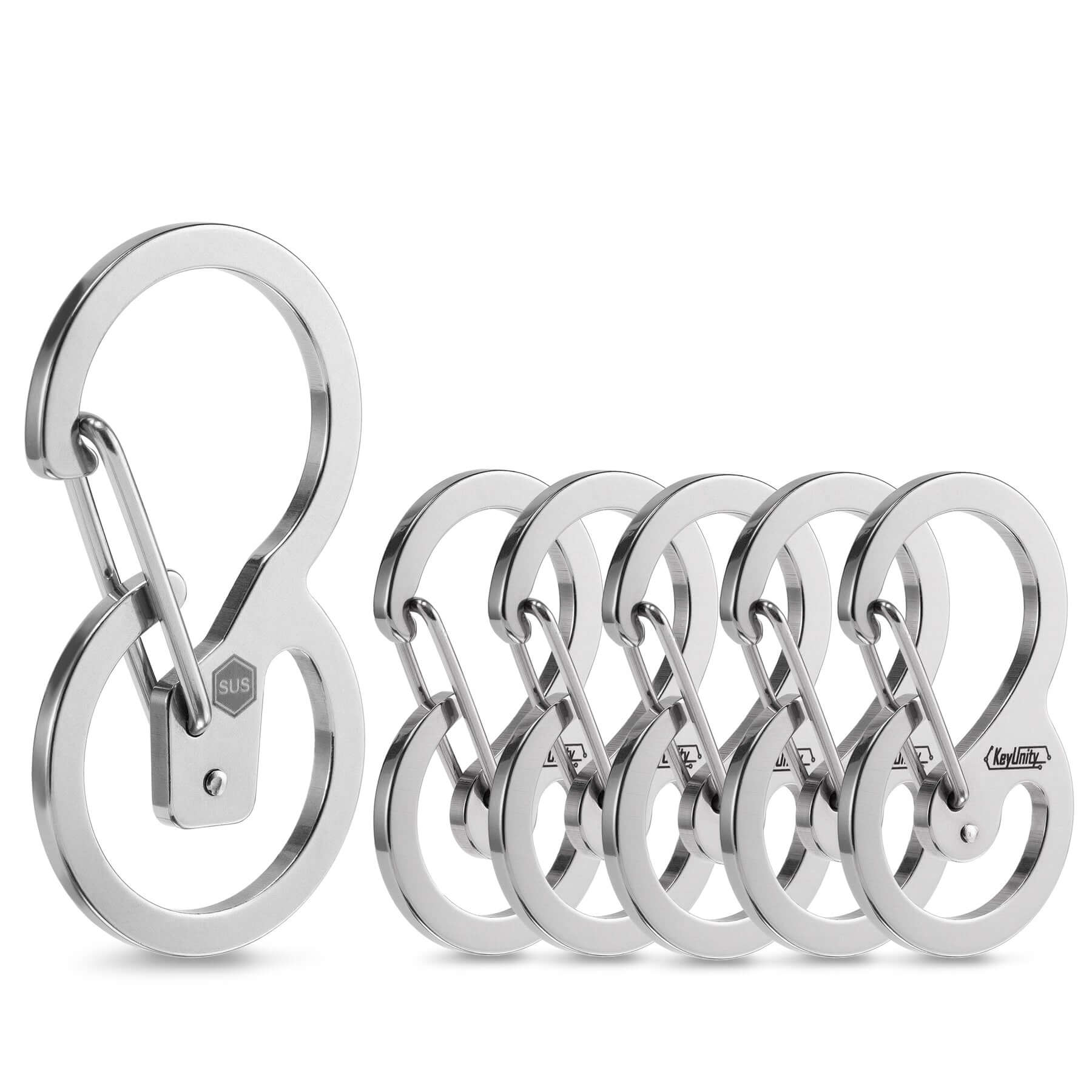 KS04 Stainless Steel Carabiner Clip